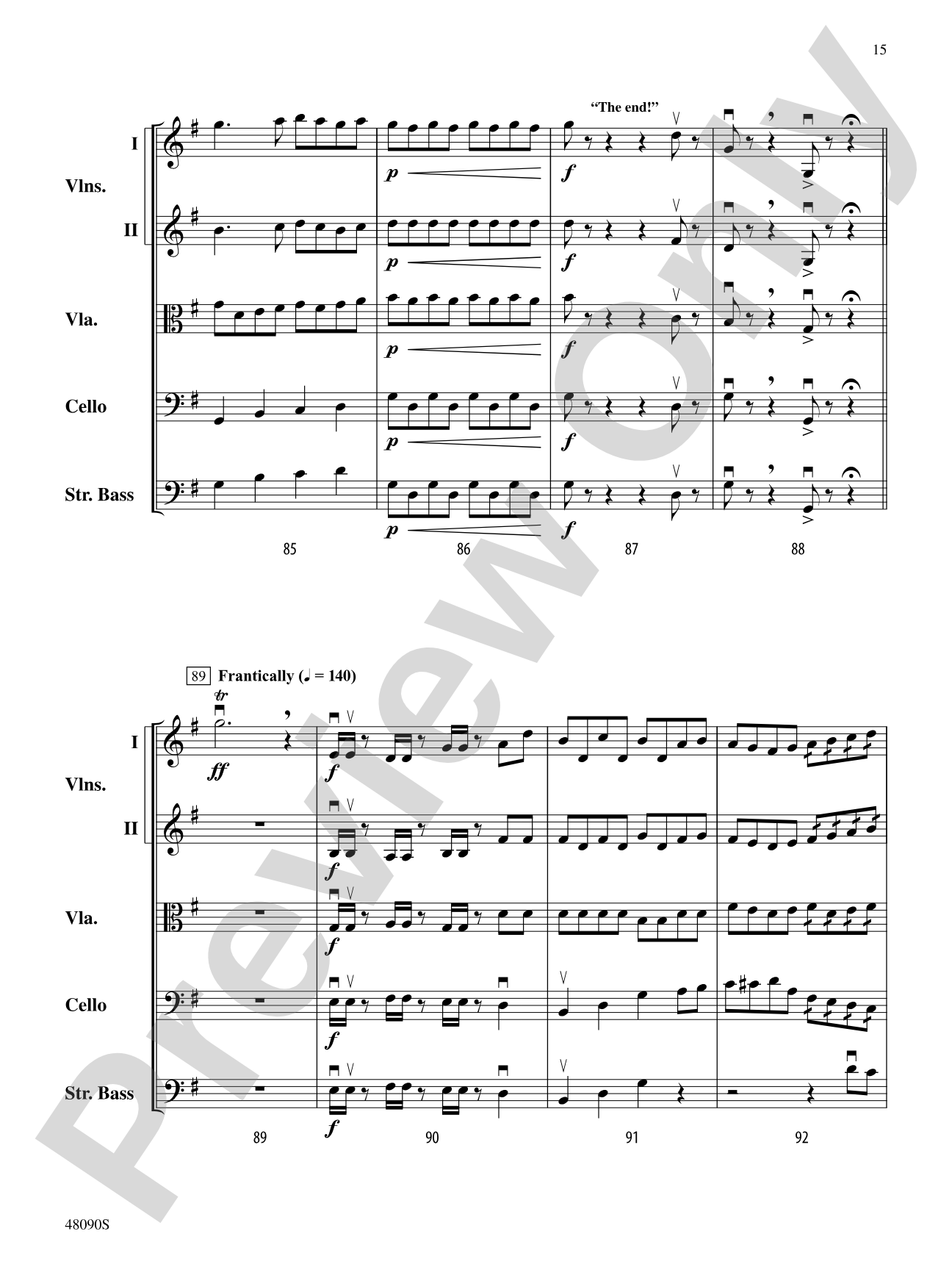 School: String Orchestra Conductor Score & Parts