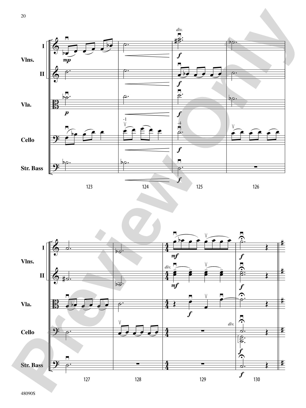 School: String Orchestra Conductor Score & Parts