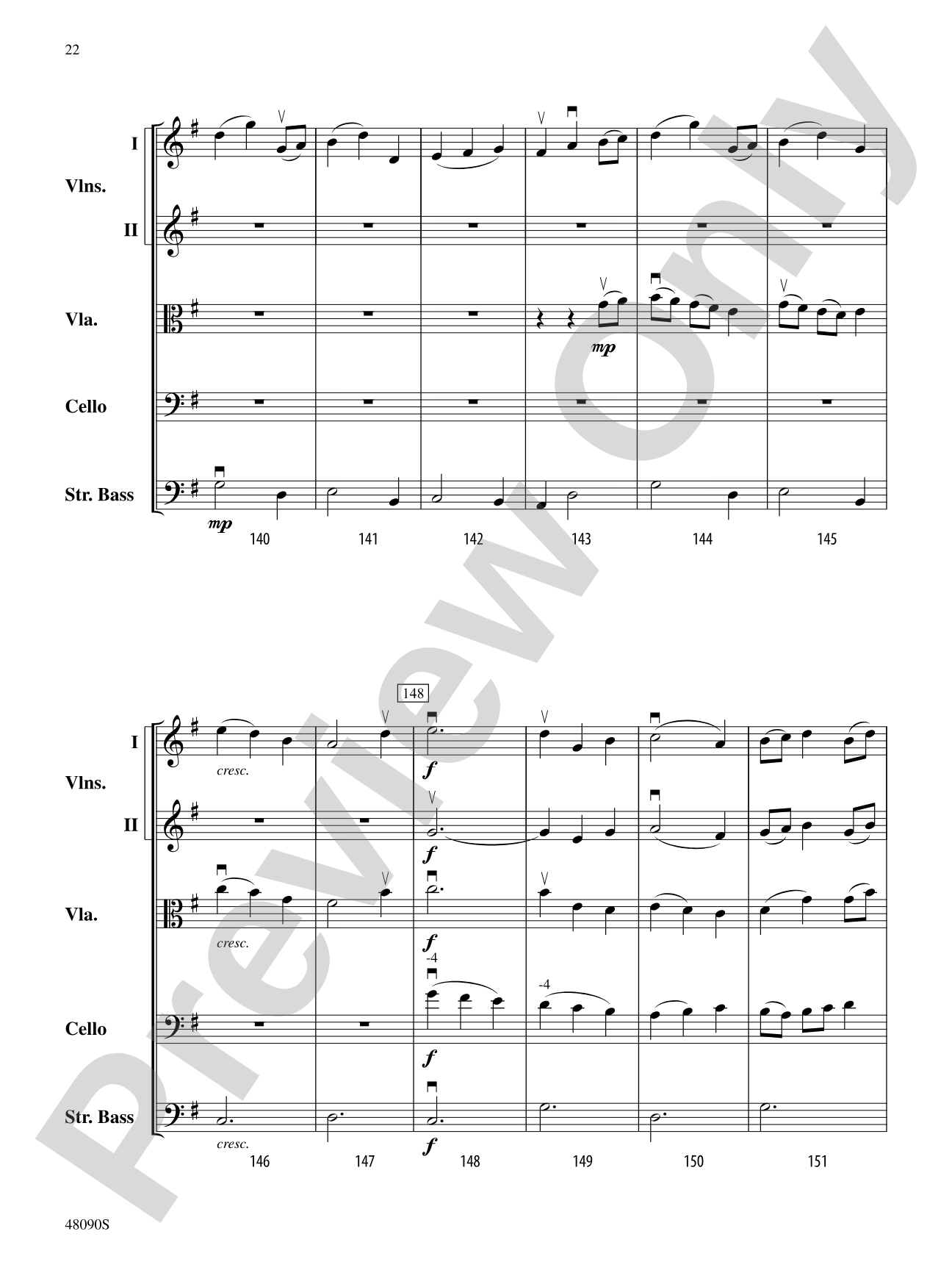 School: String Orchestra Conductor Score & Parts