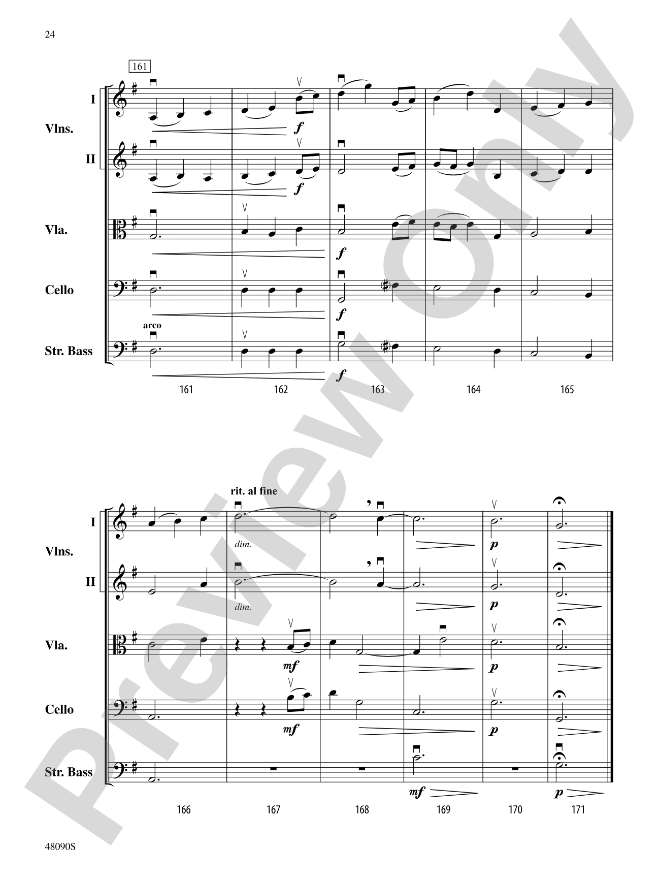 School: String Orchestra Conductor Score & Parts