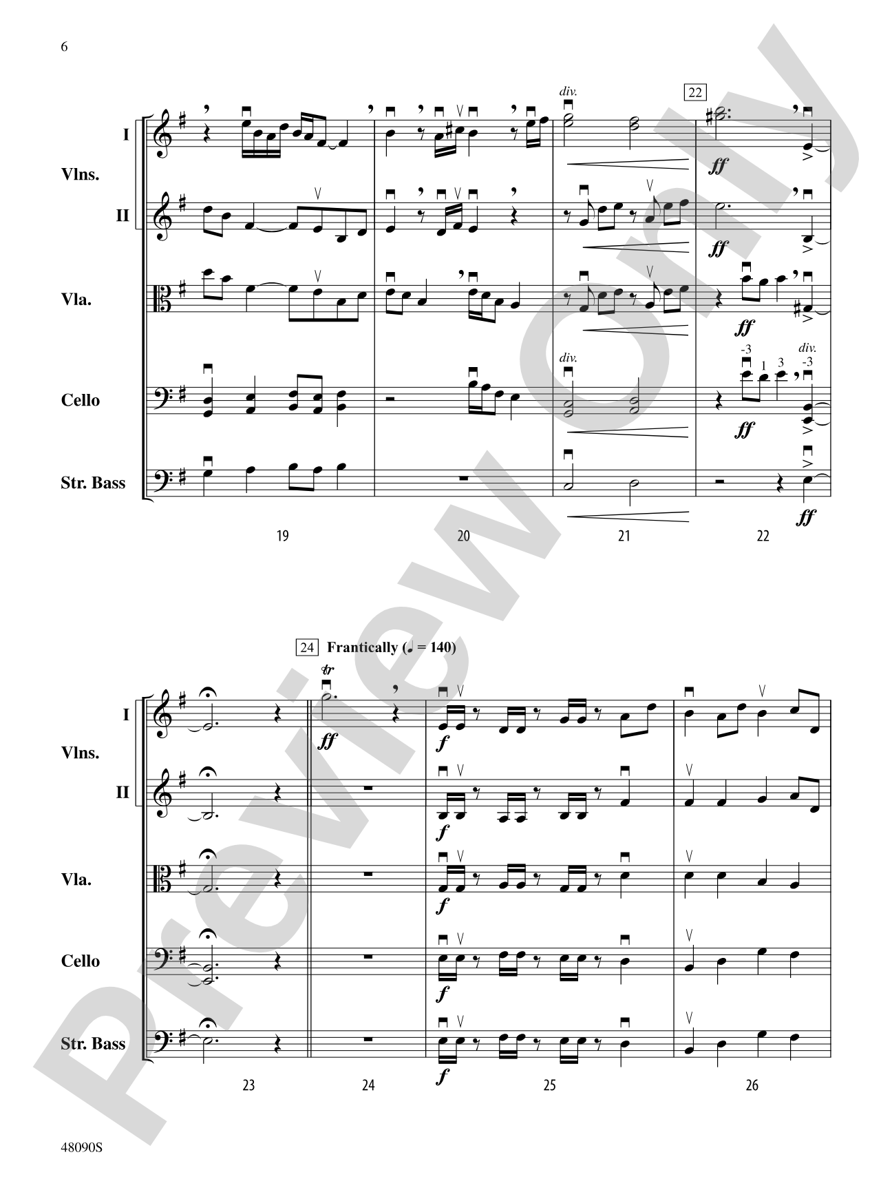School: String Orchestra Conductor Score & Parts