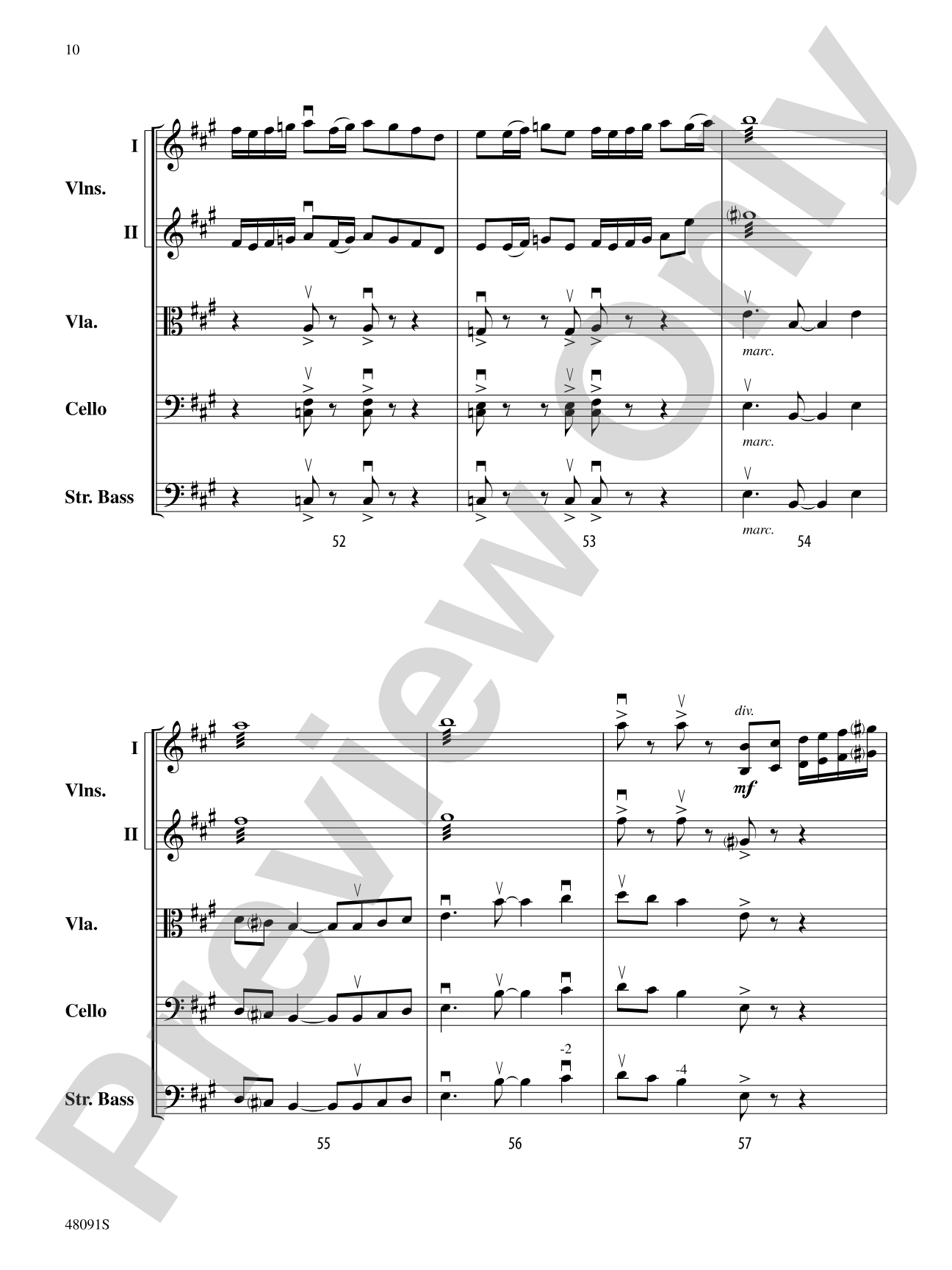 Century One Tusonic: String Orchestra Conductor Score & Parts