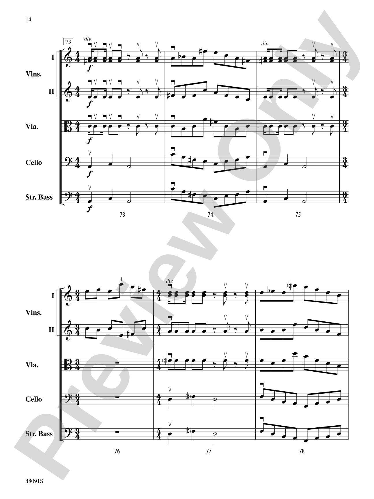 Century One Tusonic: String Orchestra Conductor Score & Parts