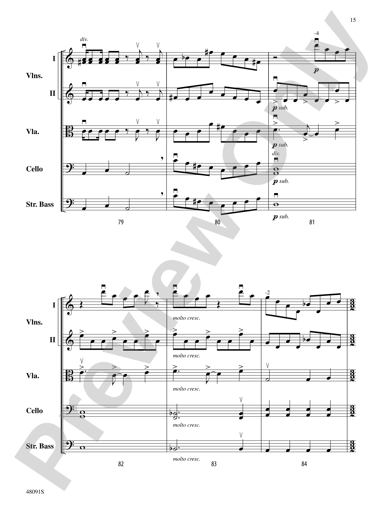Century One Tusonic: String Orchestra Conductor Score & Parts