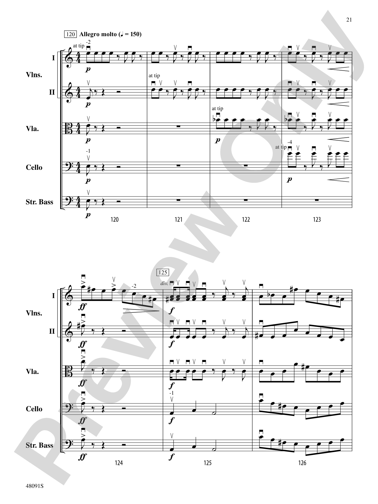 Century One Tusonic: String Orchestra Conductor Score & Parts
