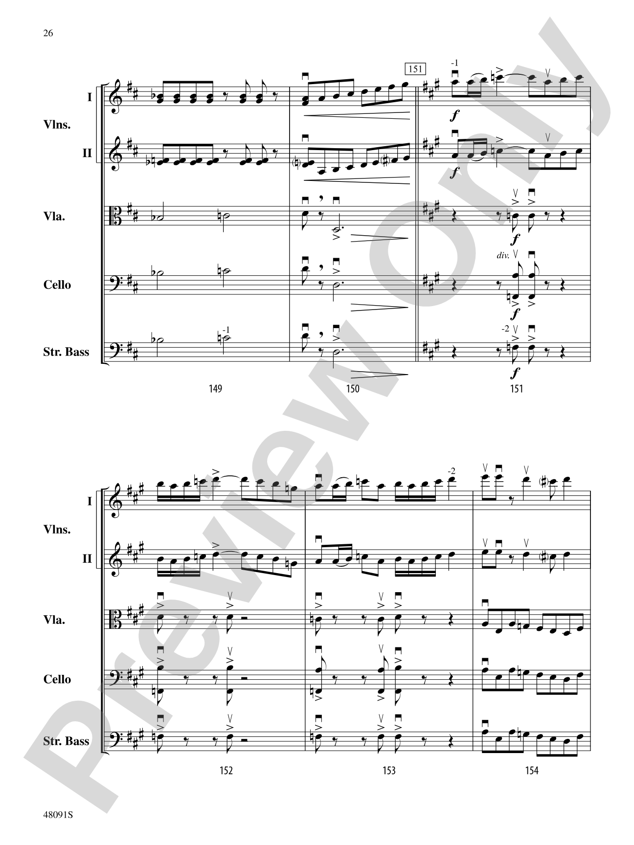 Century One Tusonic: String Orchestra Conductor Score & Parts