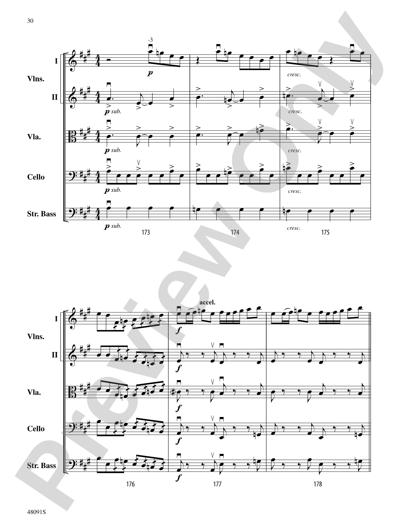 Century One Tusonic: String Orchestra Conductor Score & Parts