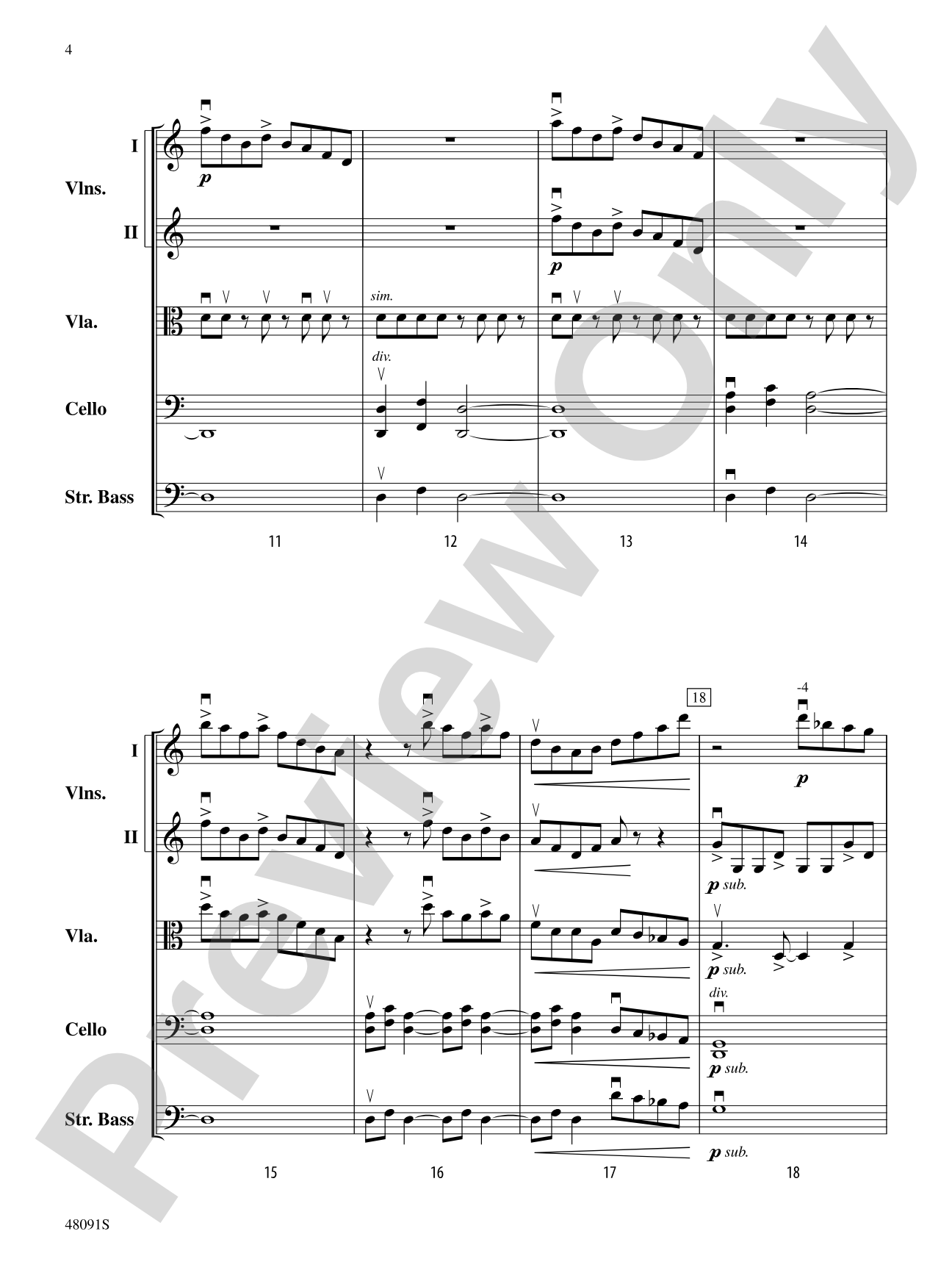 Century One Tusonic: String Orchestra Conductor Score & Parts