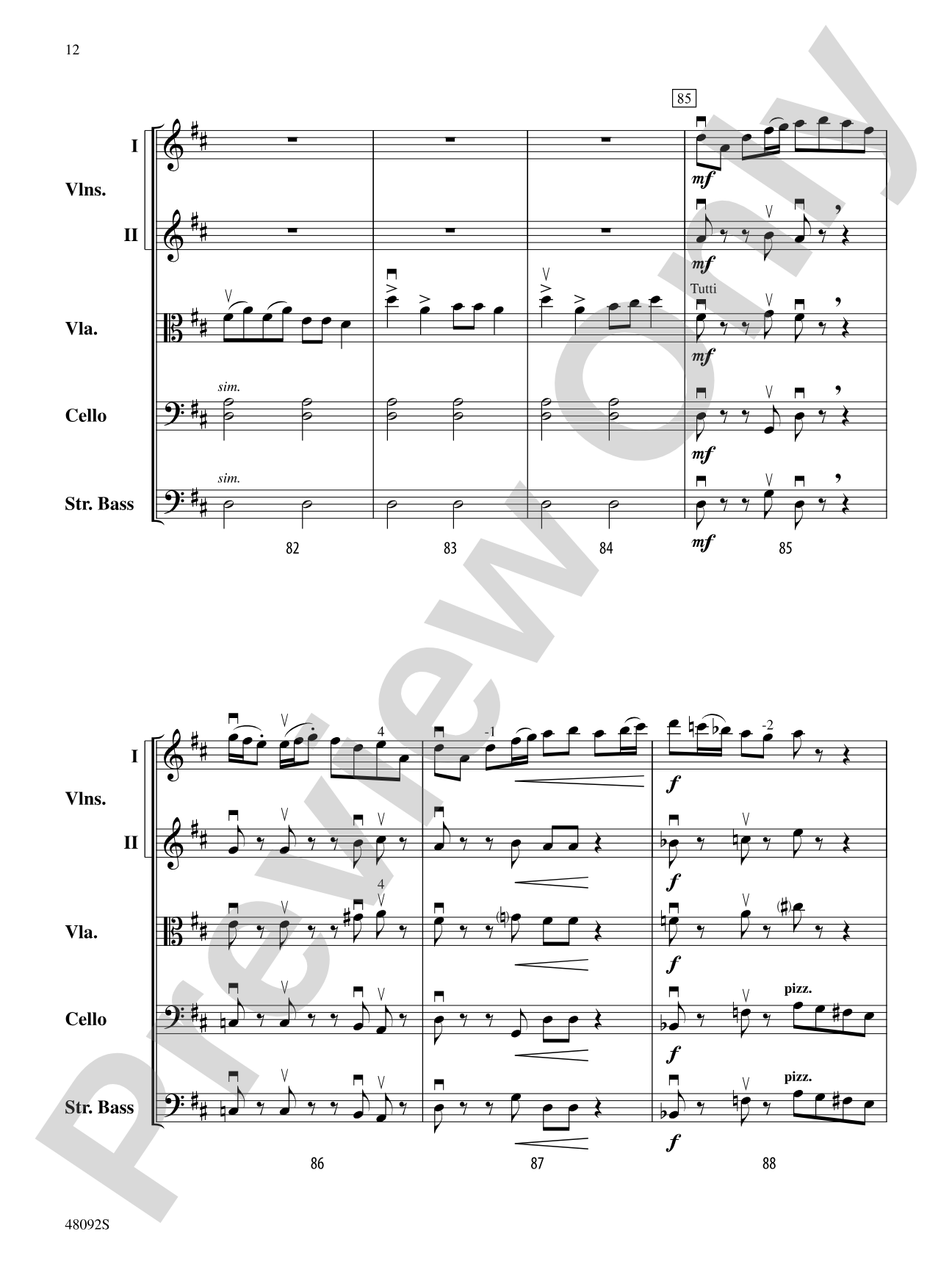 From Darkness, Joyful Sounds Are Born: String Orchestra Conductor Score & Parts