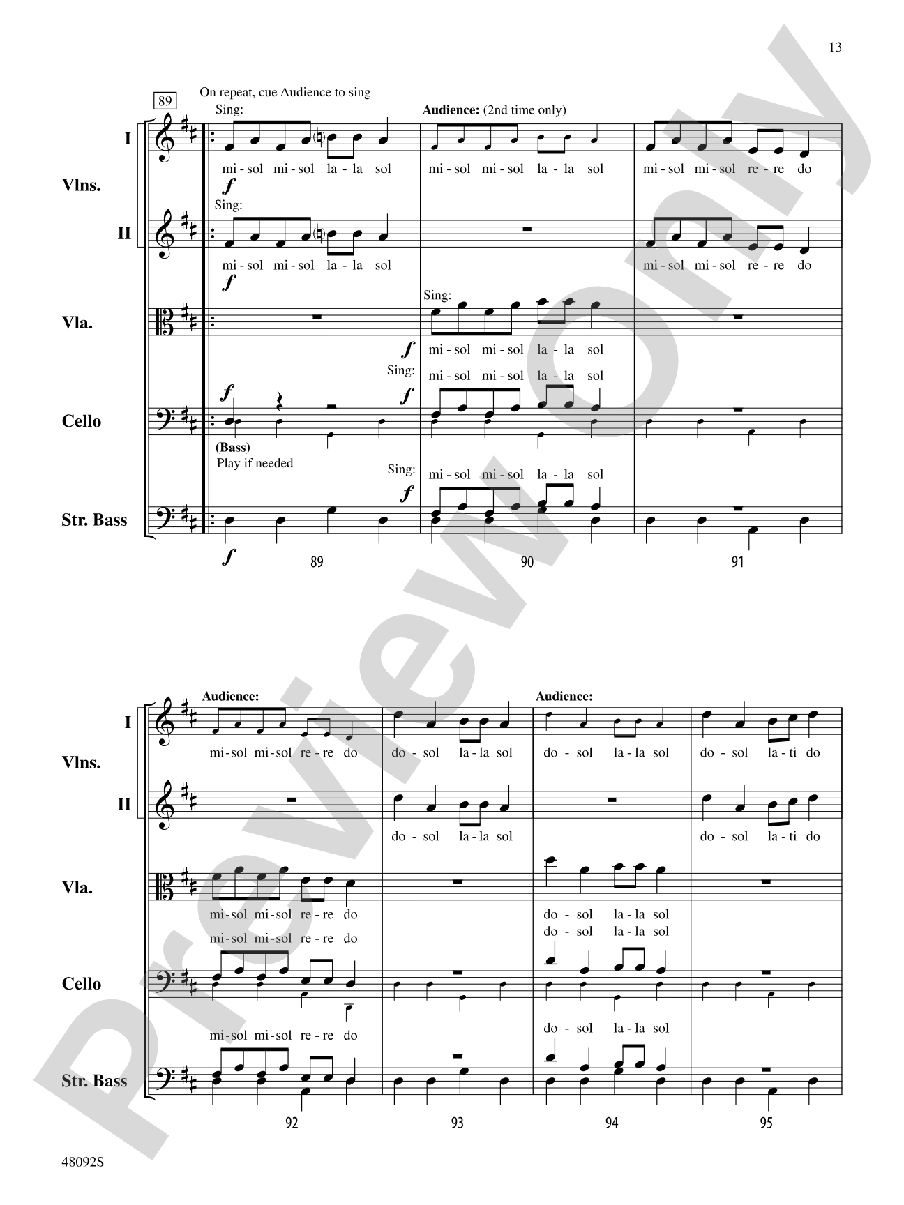 From Darkness, Joyful Sounds Are Born: String Orchestra Conductor Score & Parts