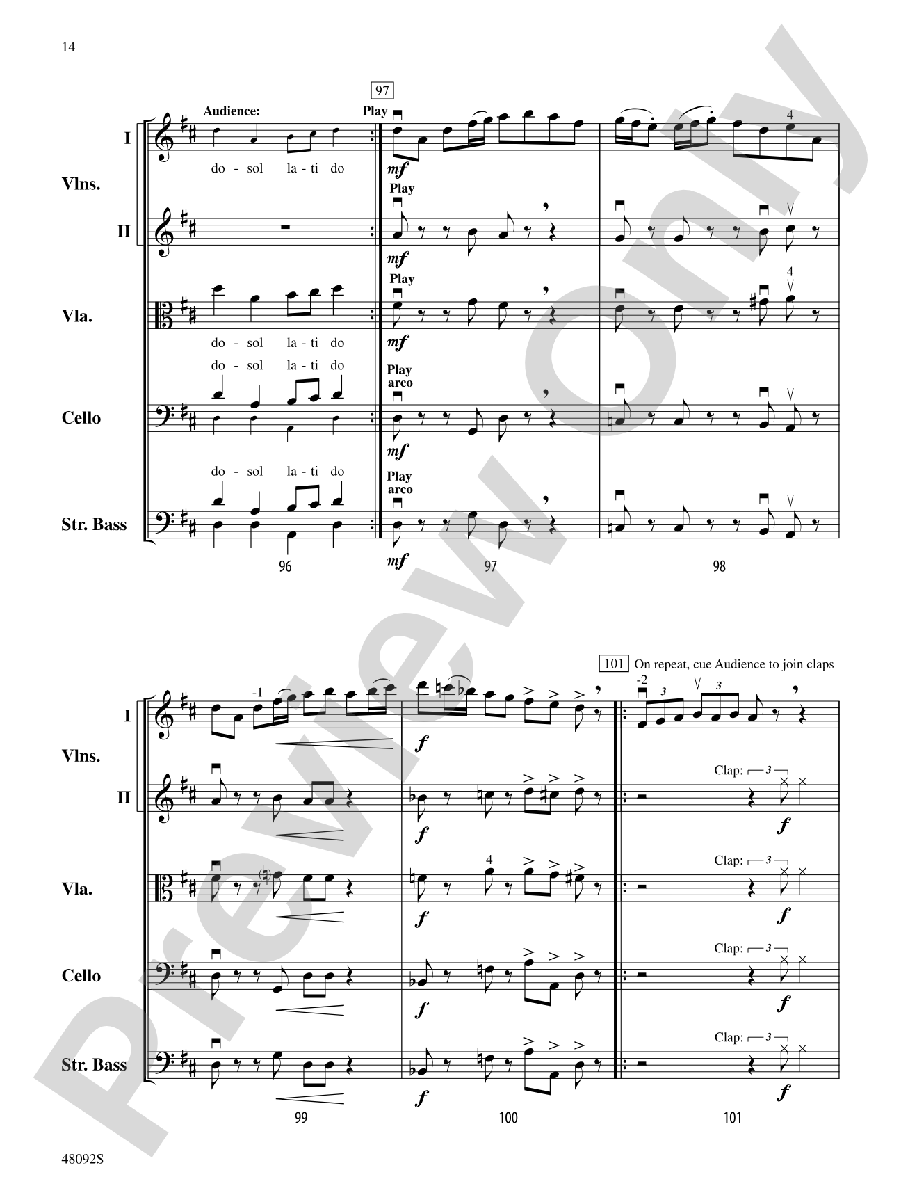 From Darkness, Joyful Sounds Are Born: String Orchestra Conductor Score & Parts