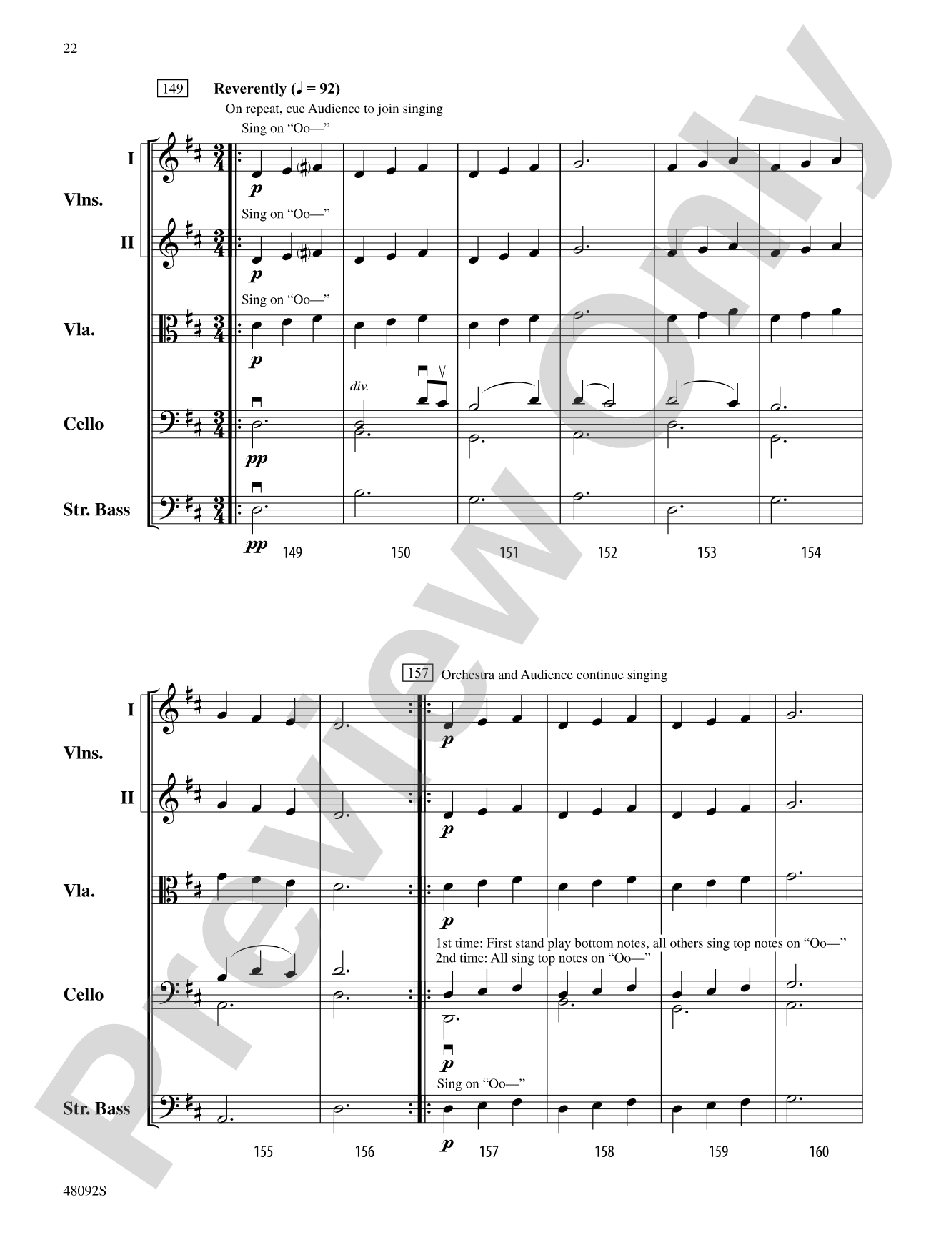 From Darkness, Joyful Sounds Are Born: String Orchestra Conductor Score & Parts