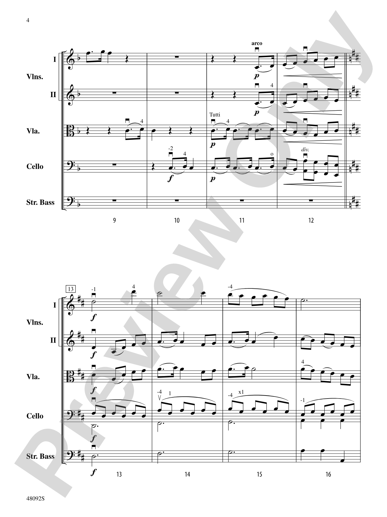 From Darkness, Joyful Sounds Are Born: String Orchestra Conductor Score & Parts