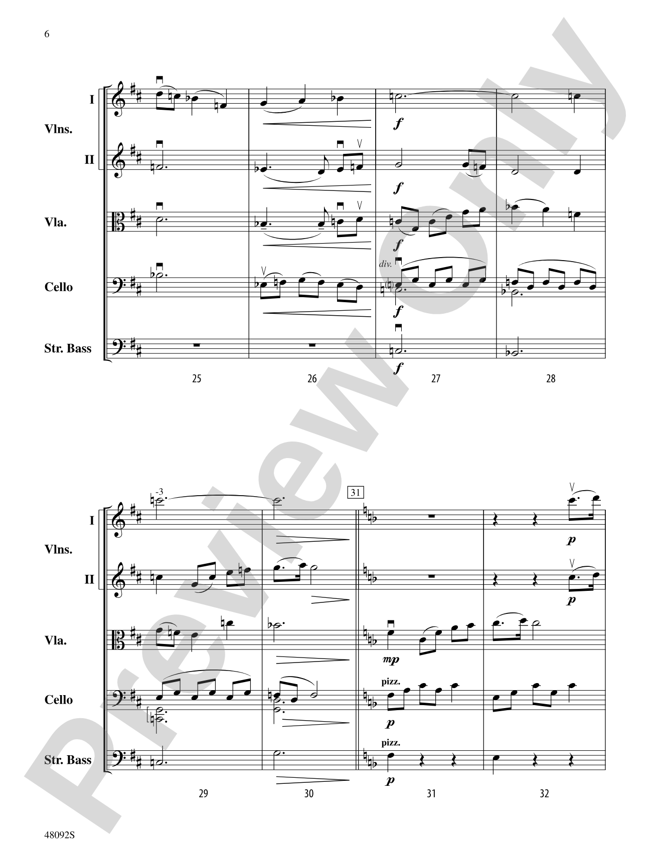 From Darkness, Joyful Sounds Are Born: String Orchestra Conductor Score & Parts
