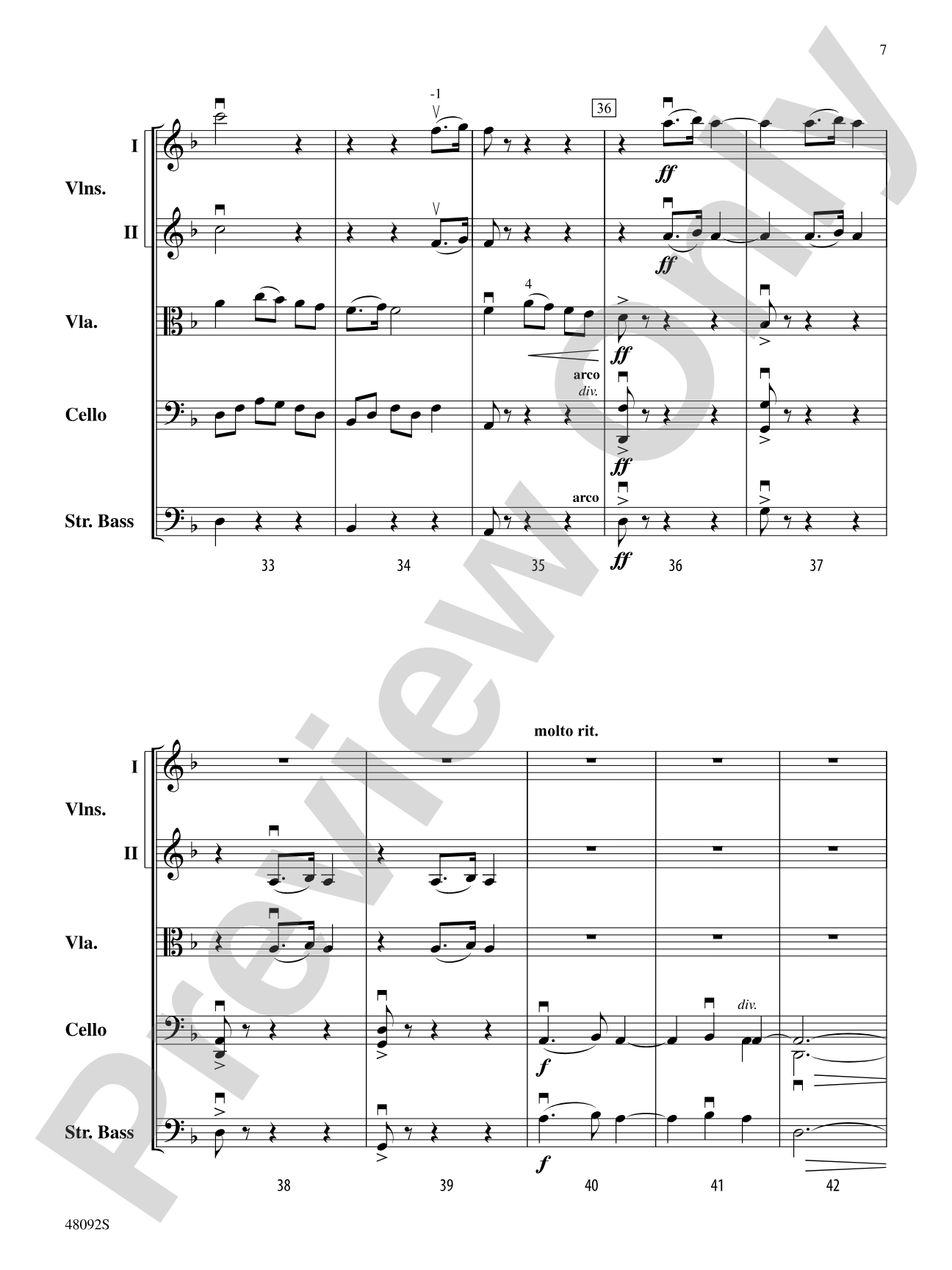From Darkness, Joyful Sounds Are Born: String Orchestra Conductor Score & Parts
