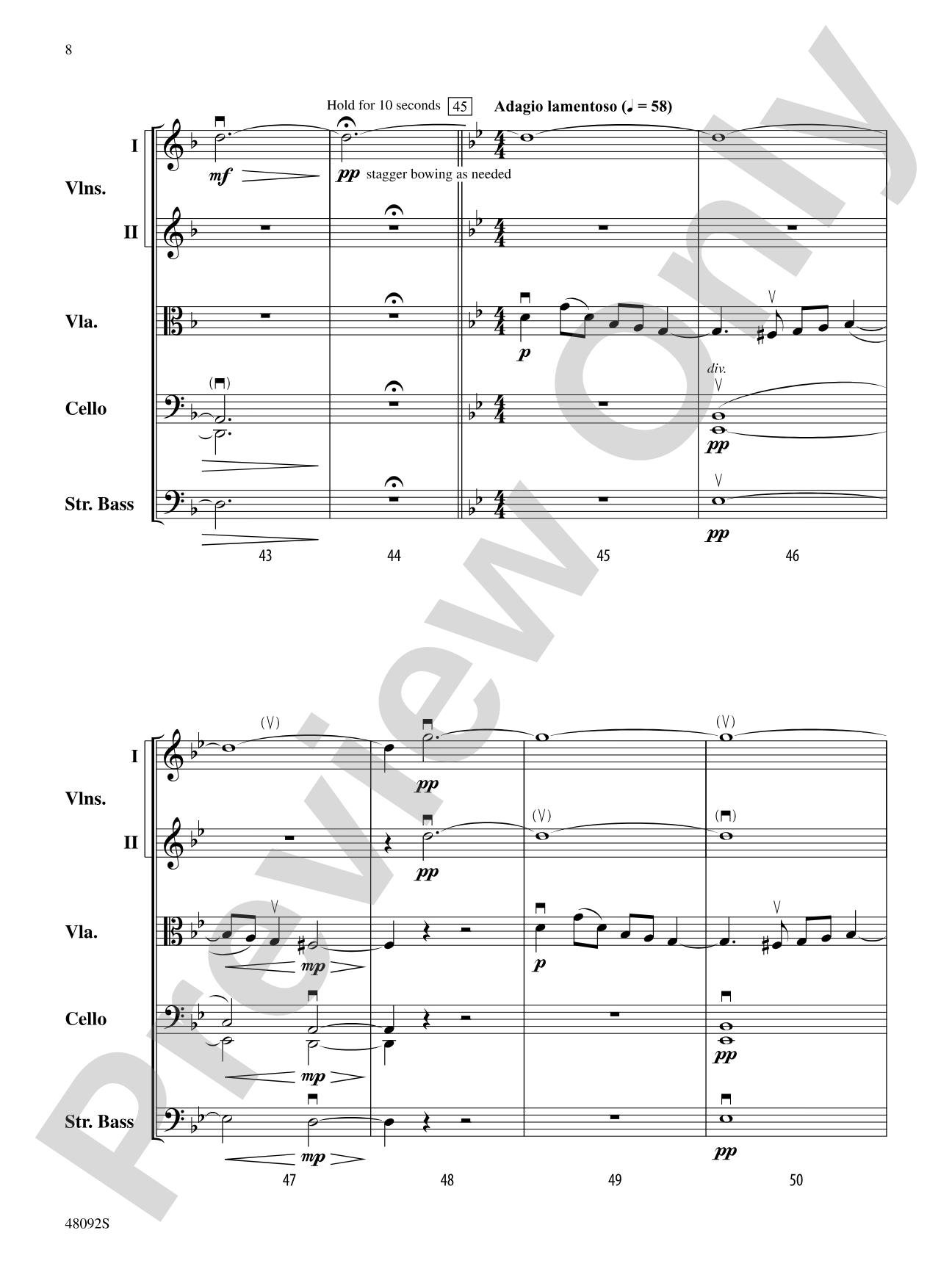 From Darkness, Joyful Sounds Are Born: String Orchestra Conductor Score & Parts