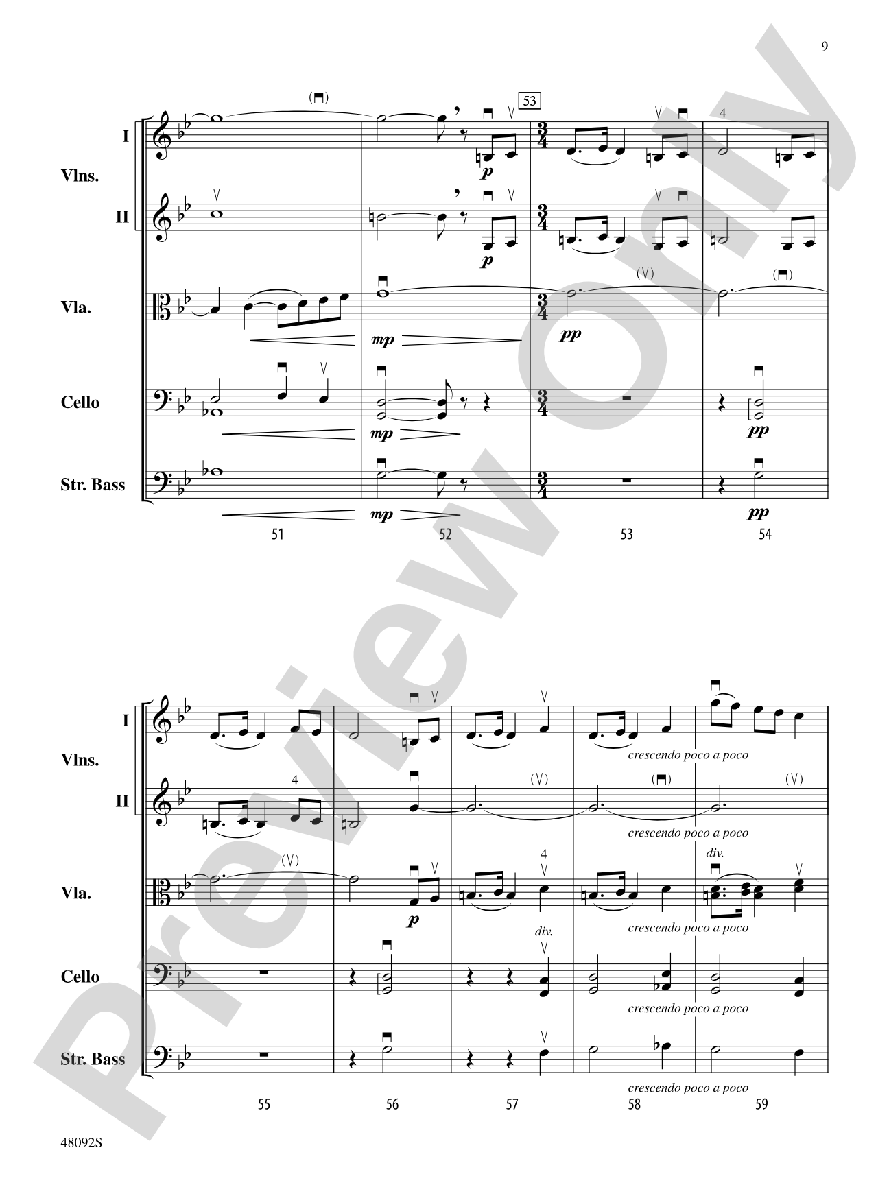 From Darkness, Joyful Sounds Are Born: String Orchestra Conductor Score & Parts
