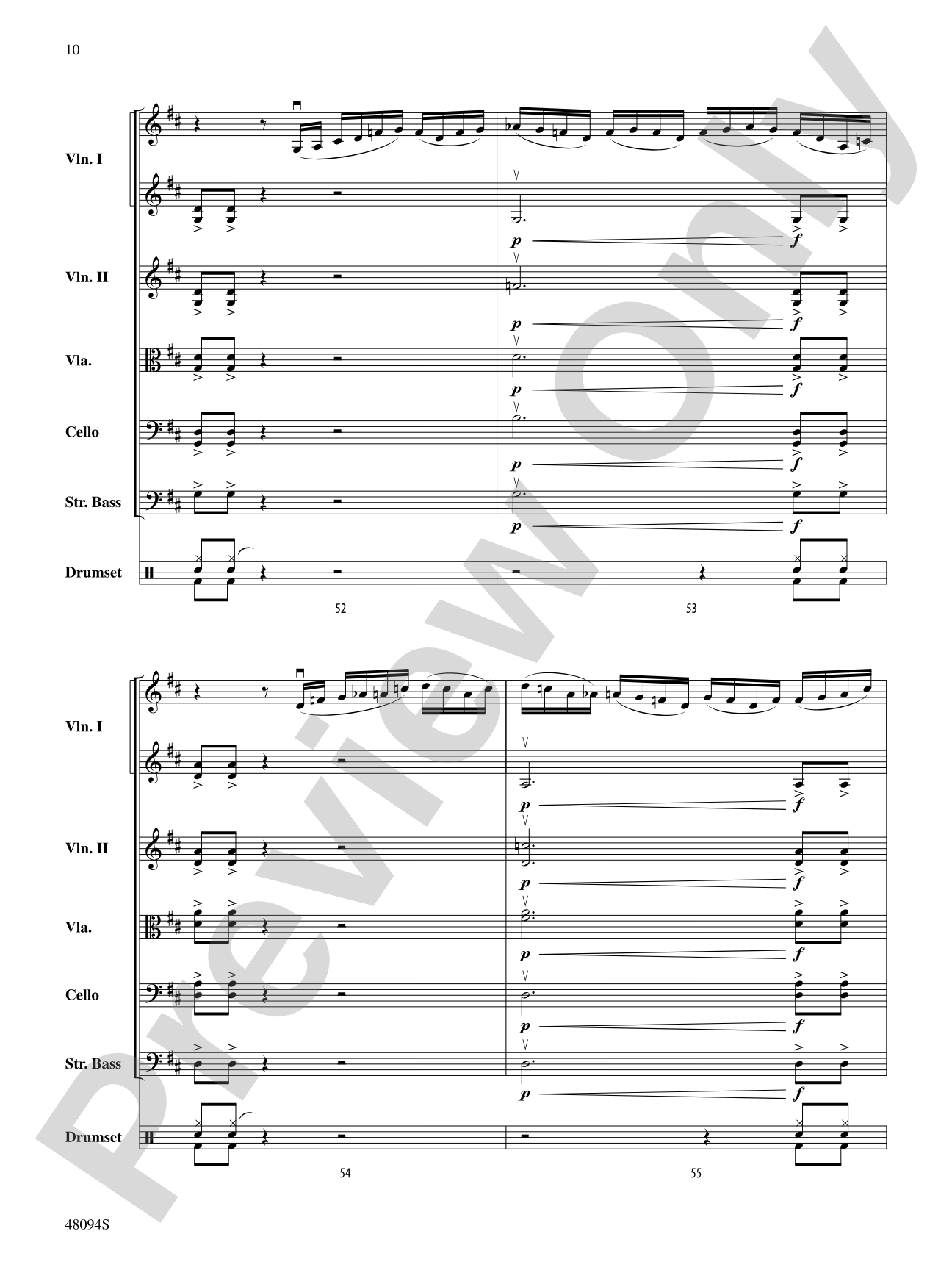 Rockin' 67 Blues: String Orchestra Conductor Score & Parts