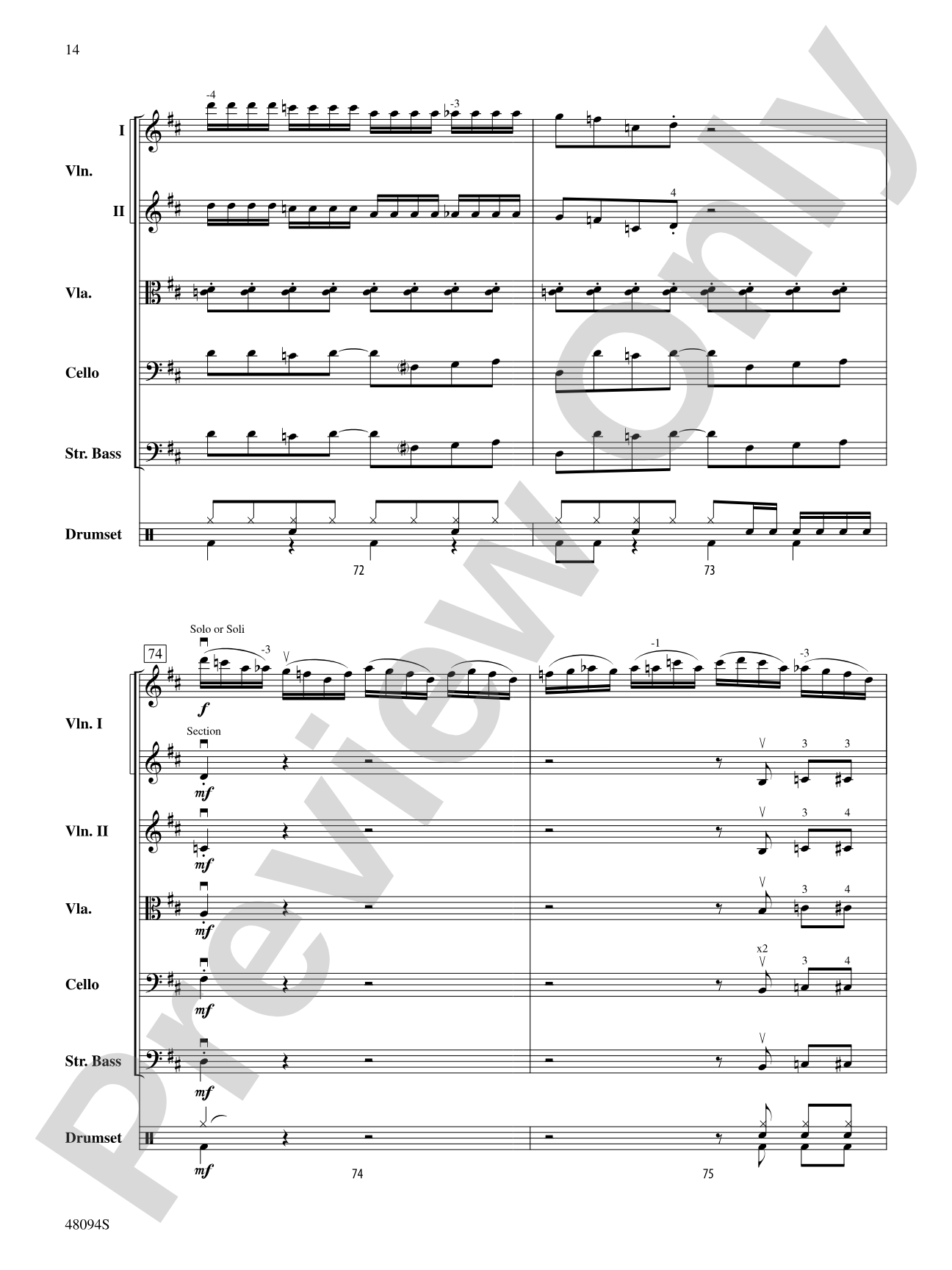 Rockin' 67 Blues: String Orchestra Conductor Score & Parts