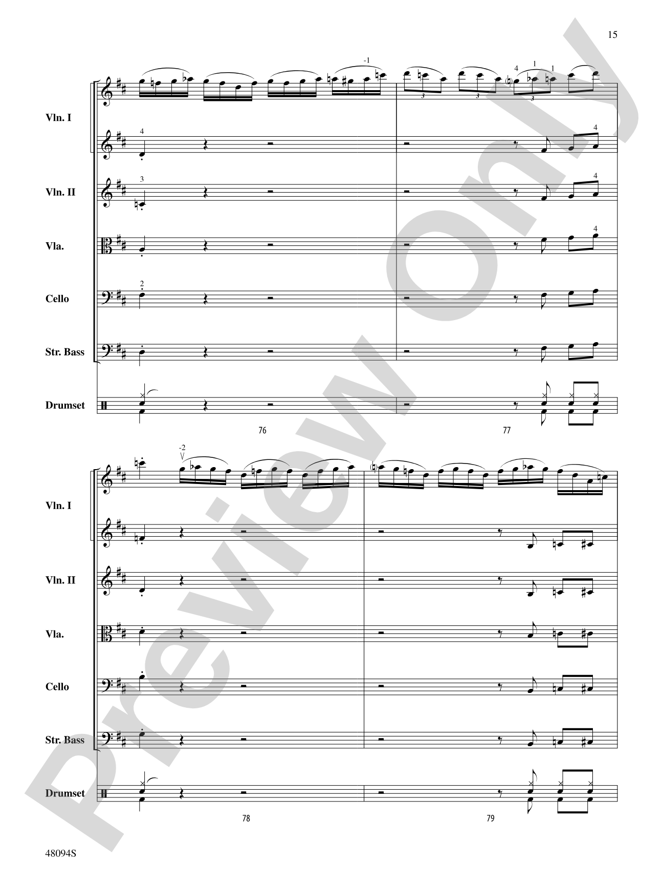 Rockin' 67 Blues: String Orchestra Conductor Score & Parts