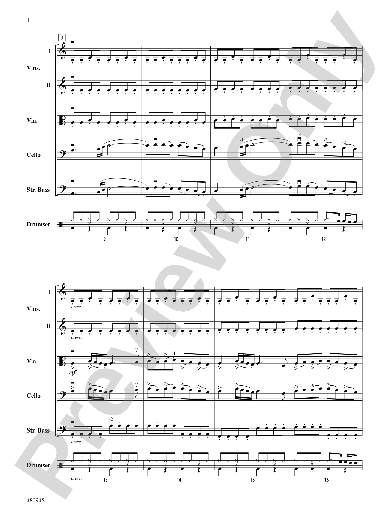 Rockin' 67 Blues: String Orchestra Conductor Score & Parts