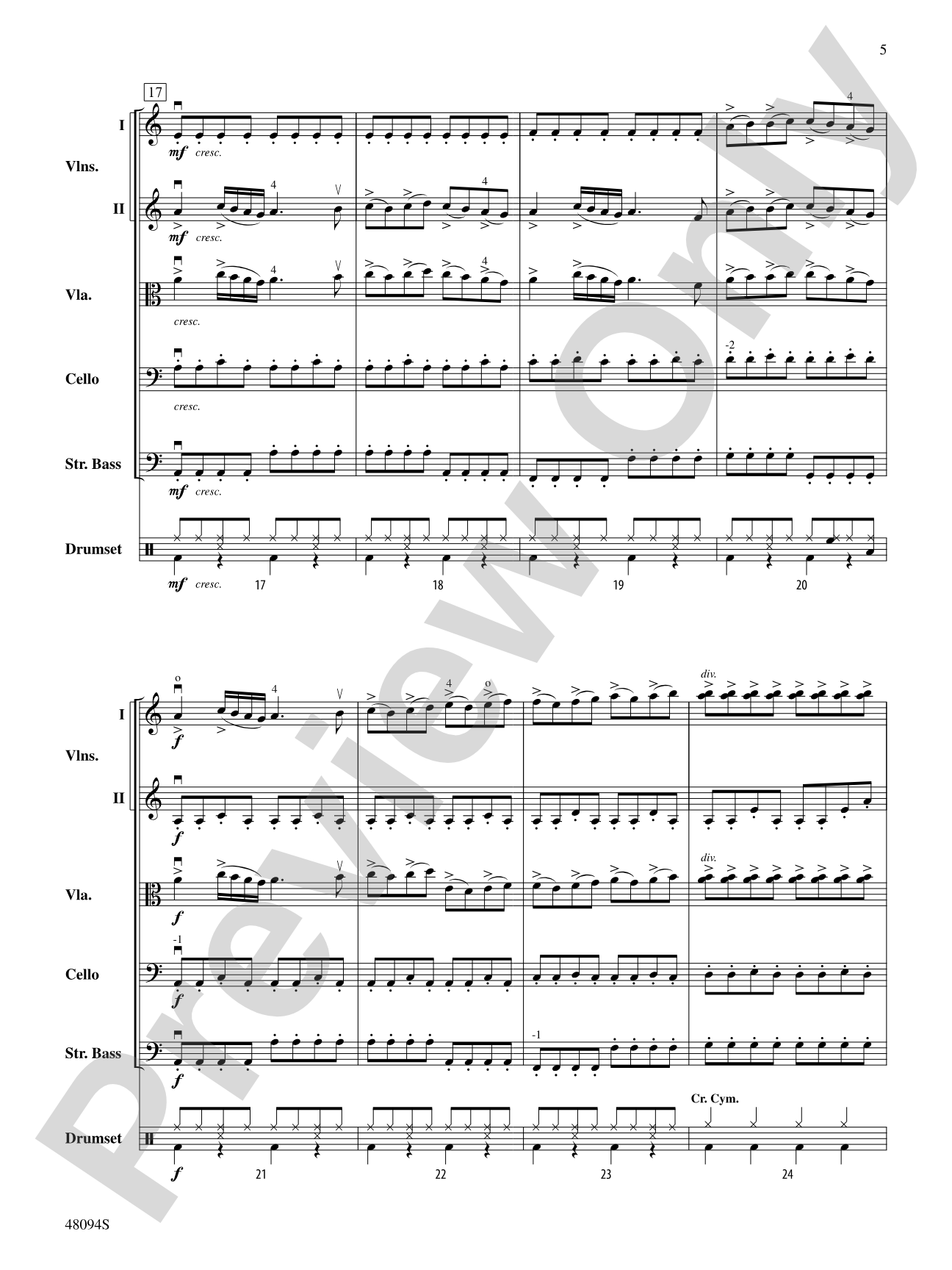 Rockin' 67 Blues: String Orchestra Conductor Score & Parts