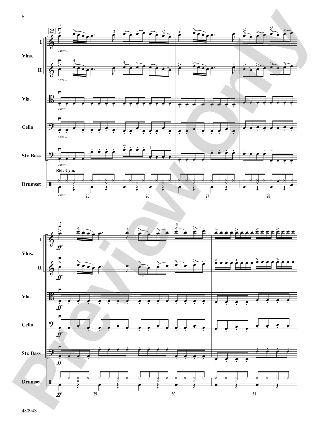 Rockin' 67 Blues: String Orchestra Conductor Score & Parts