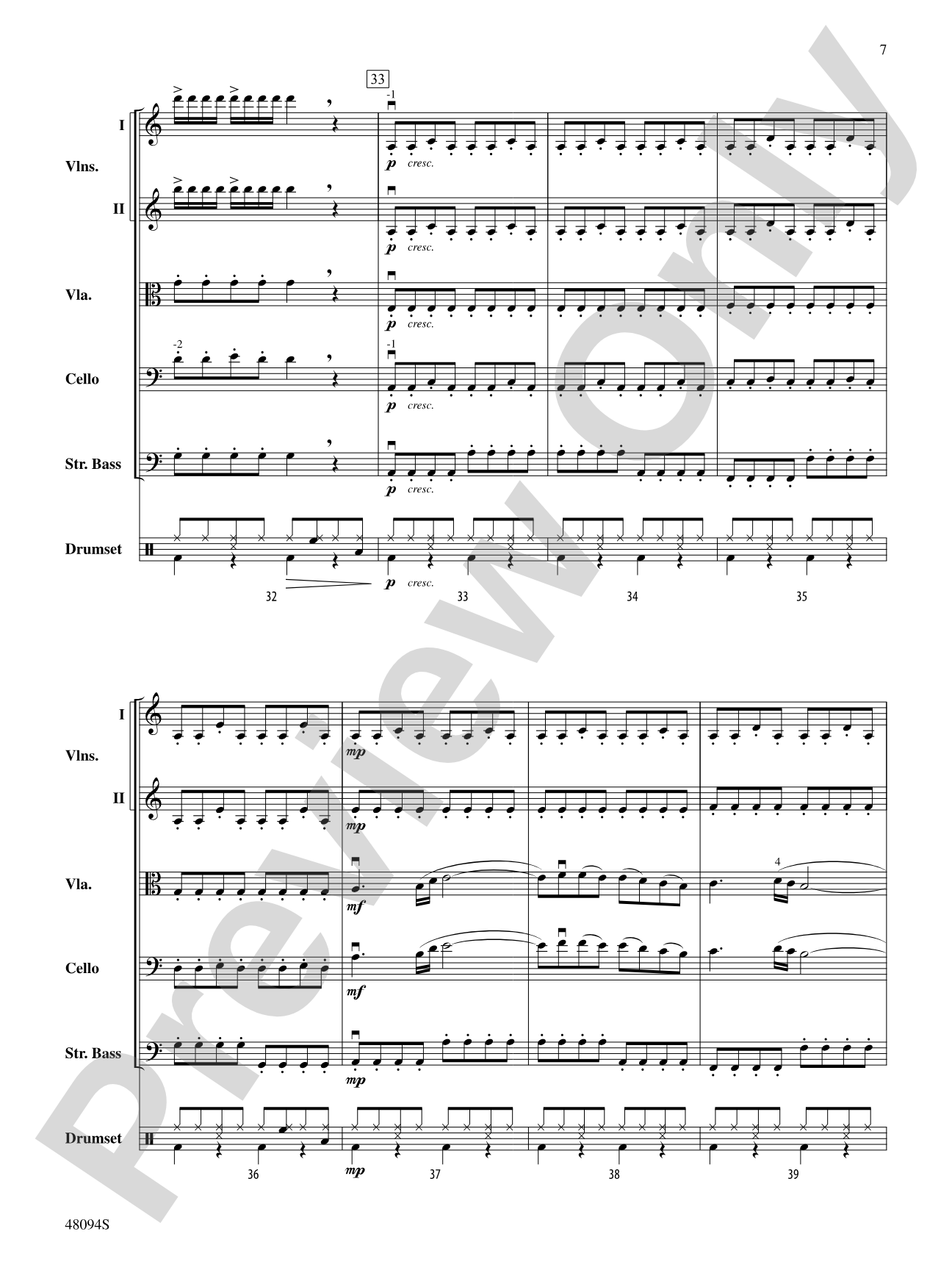 Rockin' 67 Blues: String Orchestra Conductor Score & Parts