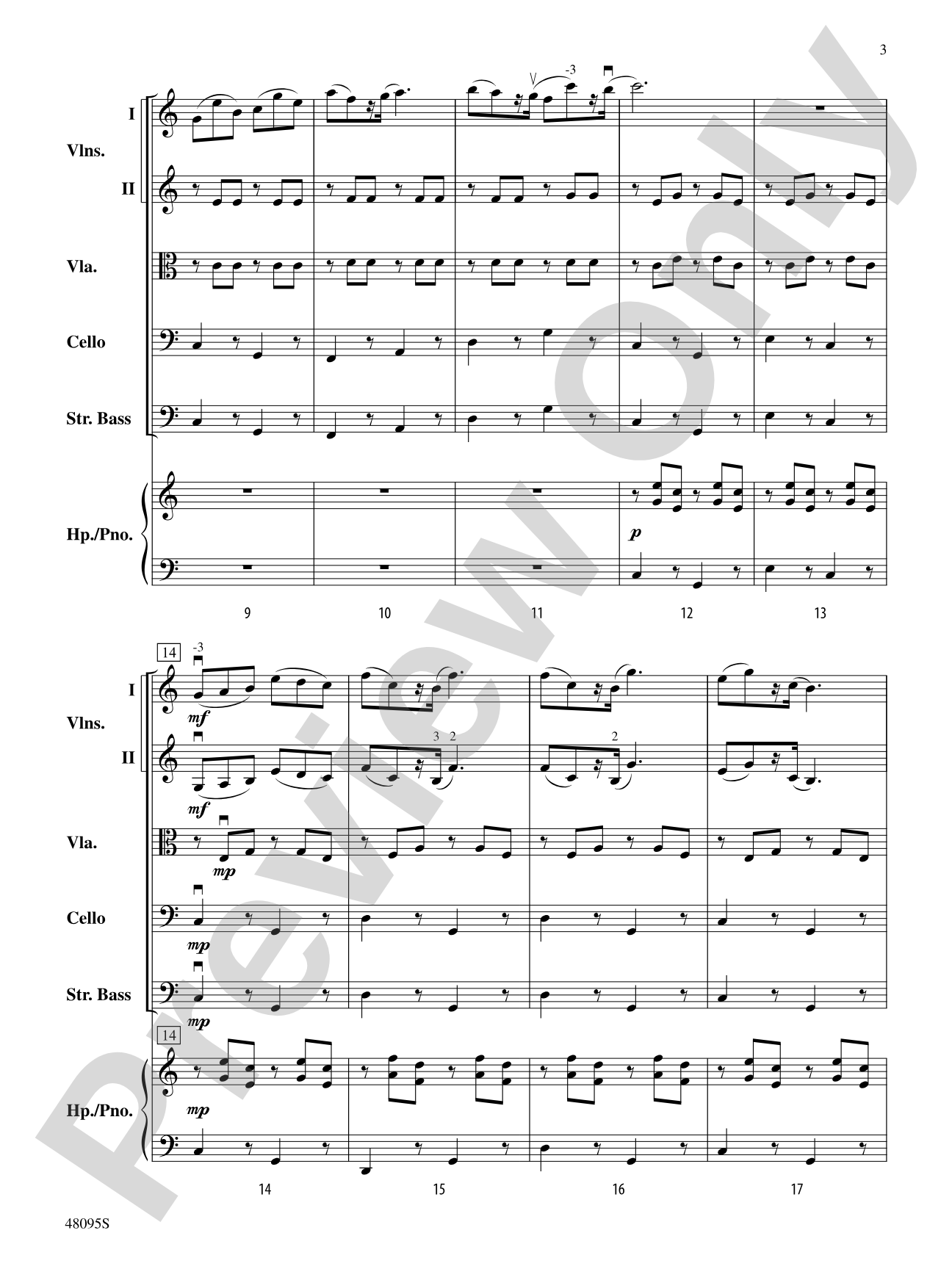 Grand Ball Waltz: String Orchestra Conductor Score & Parts