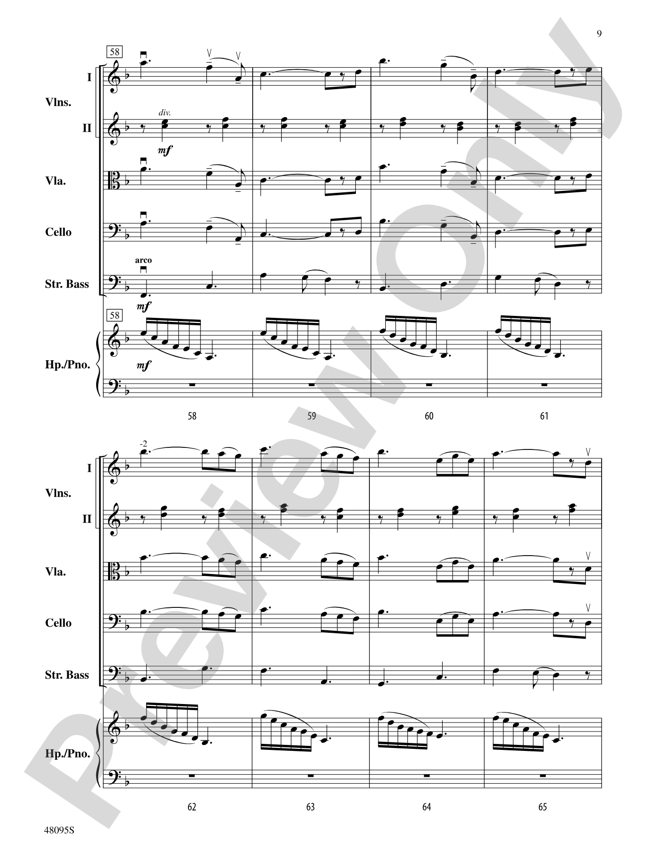 Grand Ball Waltz: String Orchestra Conductor Score & Parts