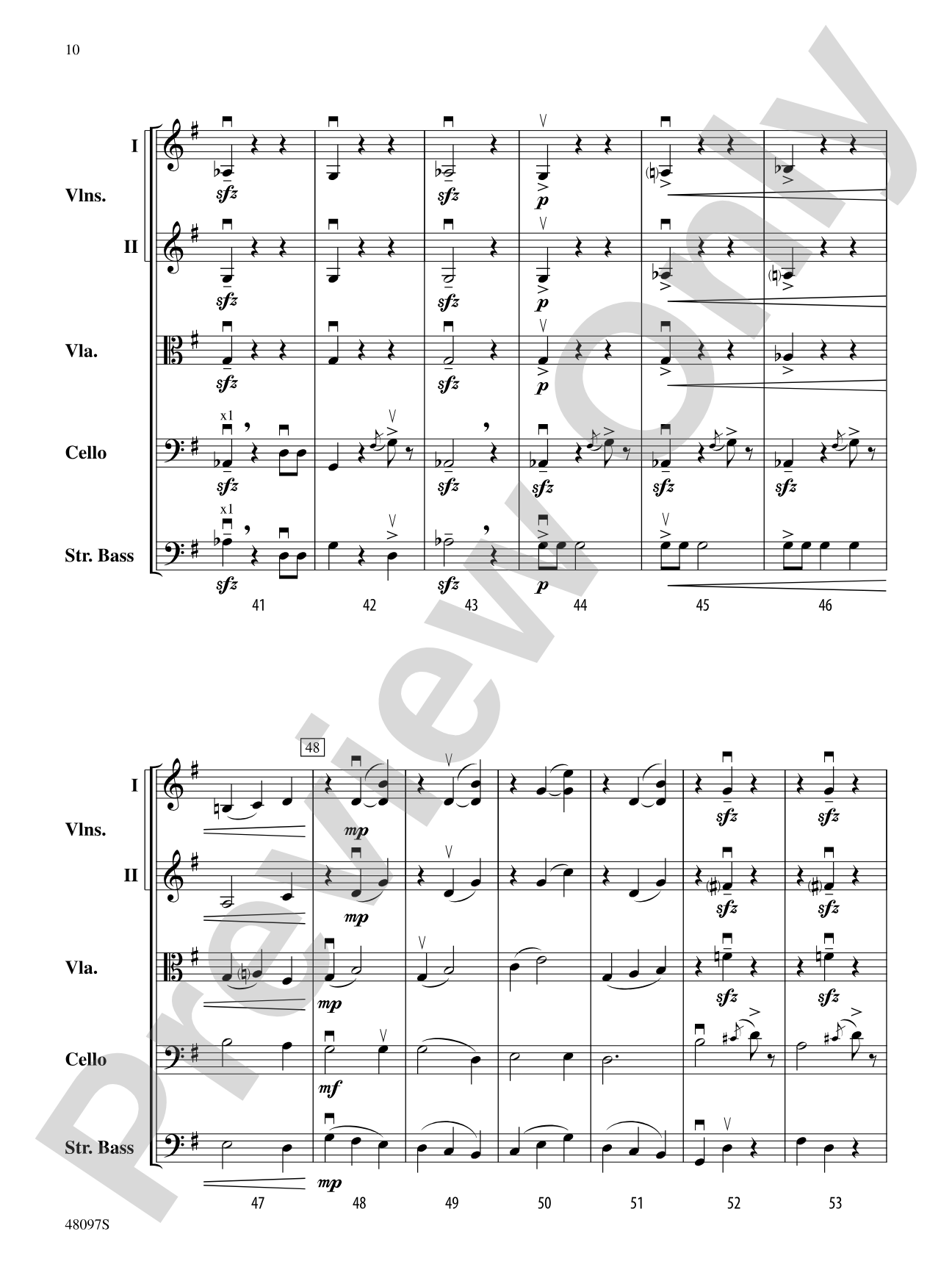 Barnyard Variations: String Orchestra Conductor Score & Parts