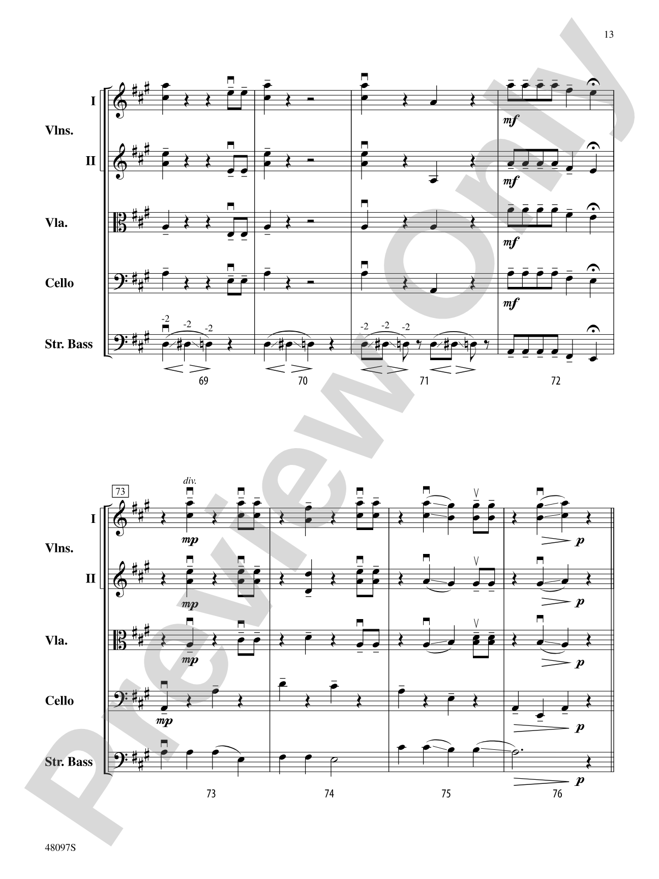 Barnyard Variations: String Orchestra Conductor Score & Parts