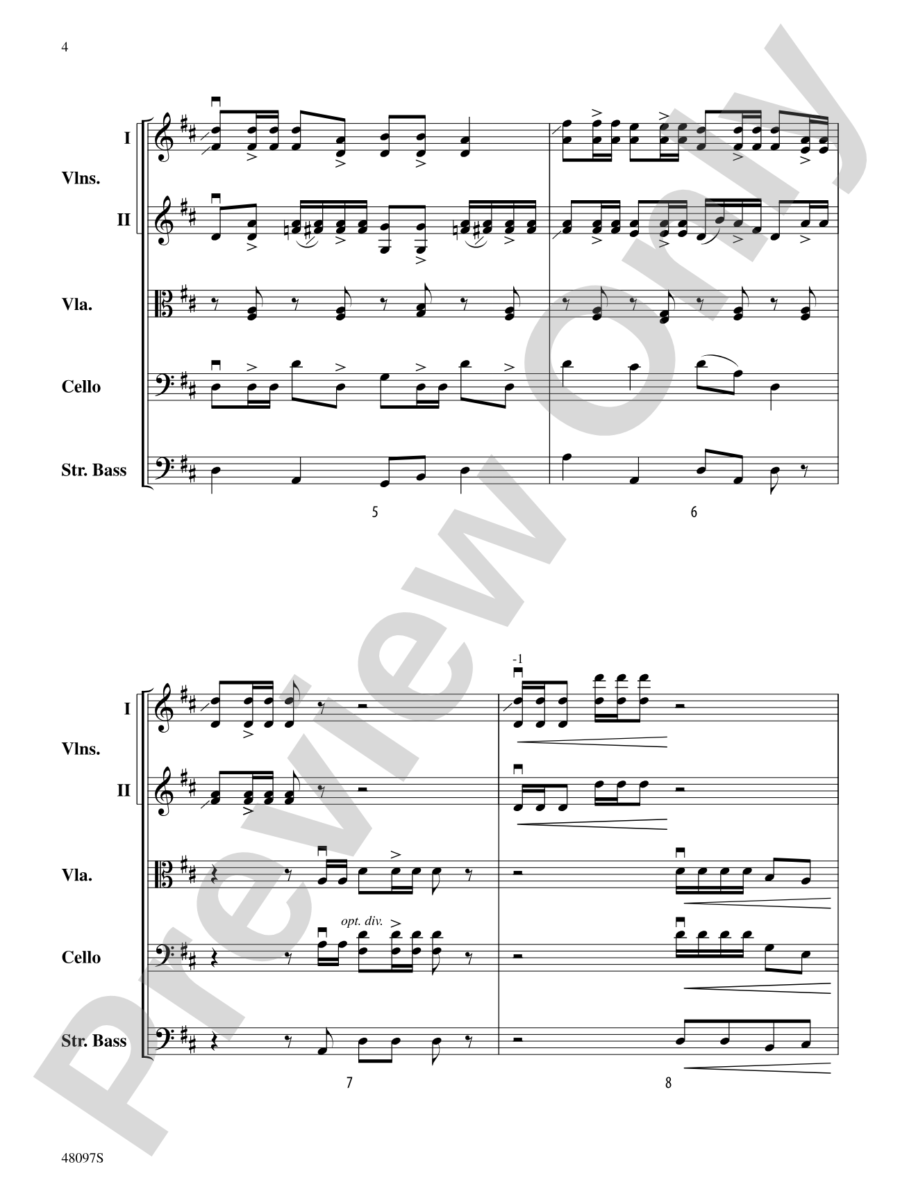 Barnyard Variations: String Orchestra Conductor Score & Parts