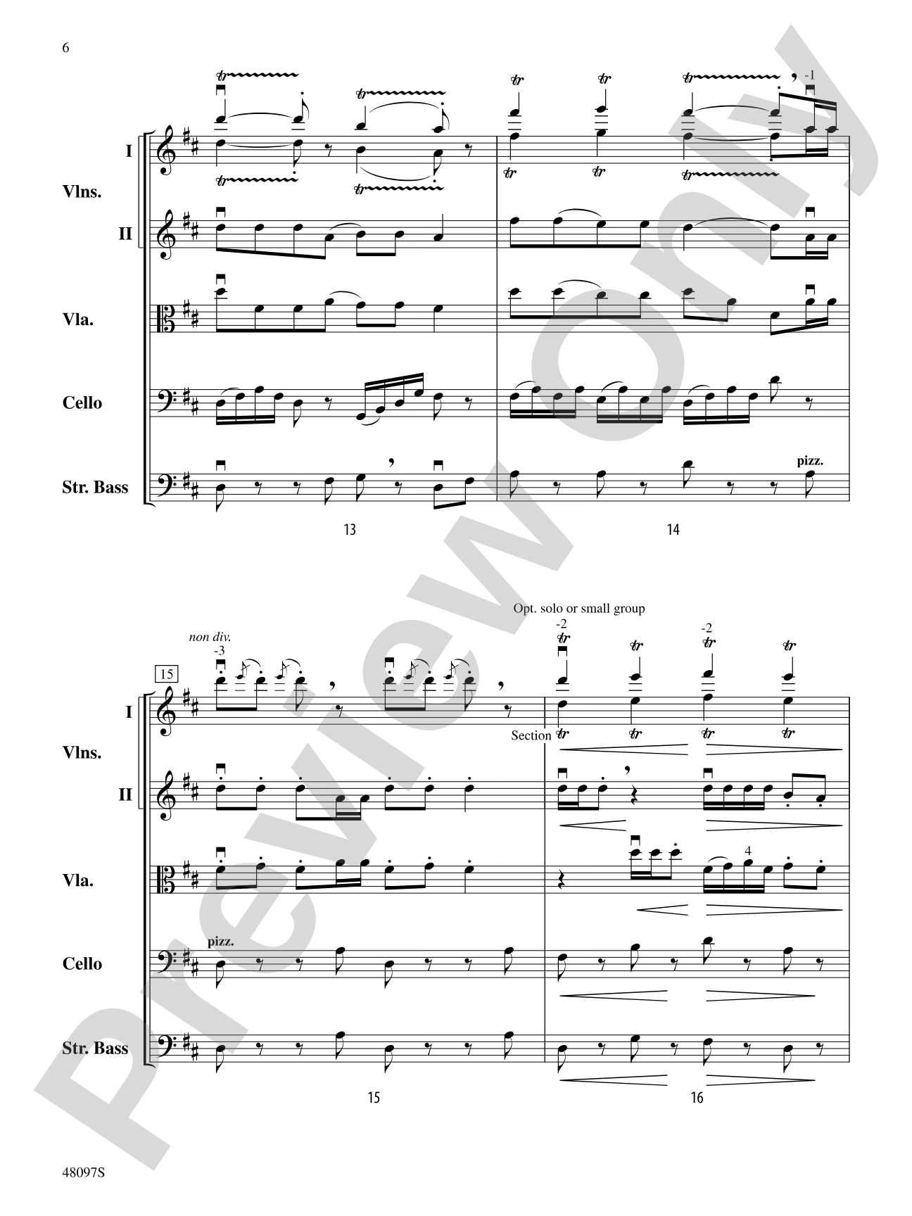 Barnyard Variations: String Orchestra Conductor Score & Parts