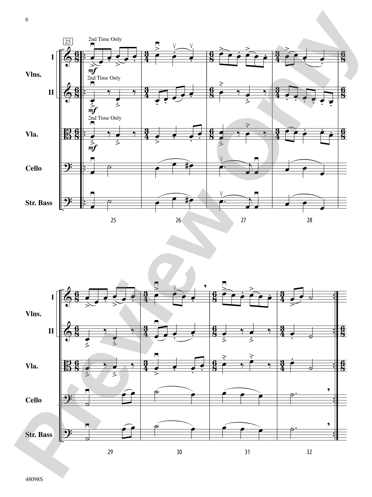 Aberrations: String Orchestra Conductor Score & Parts