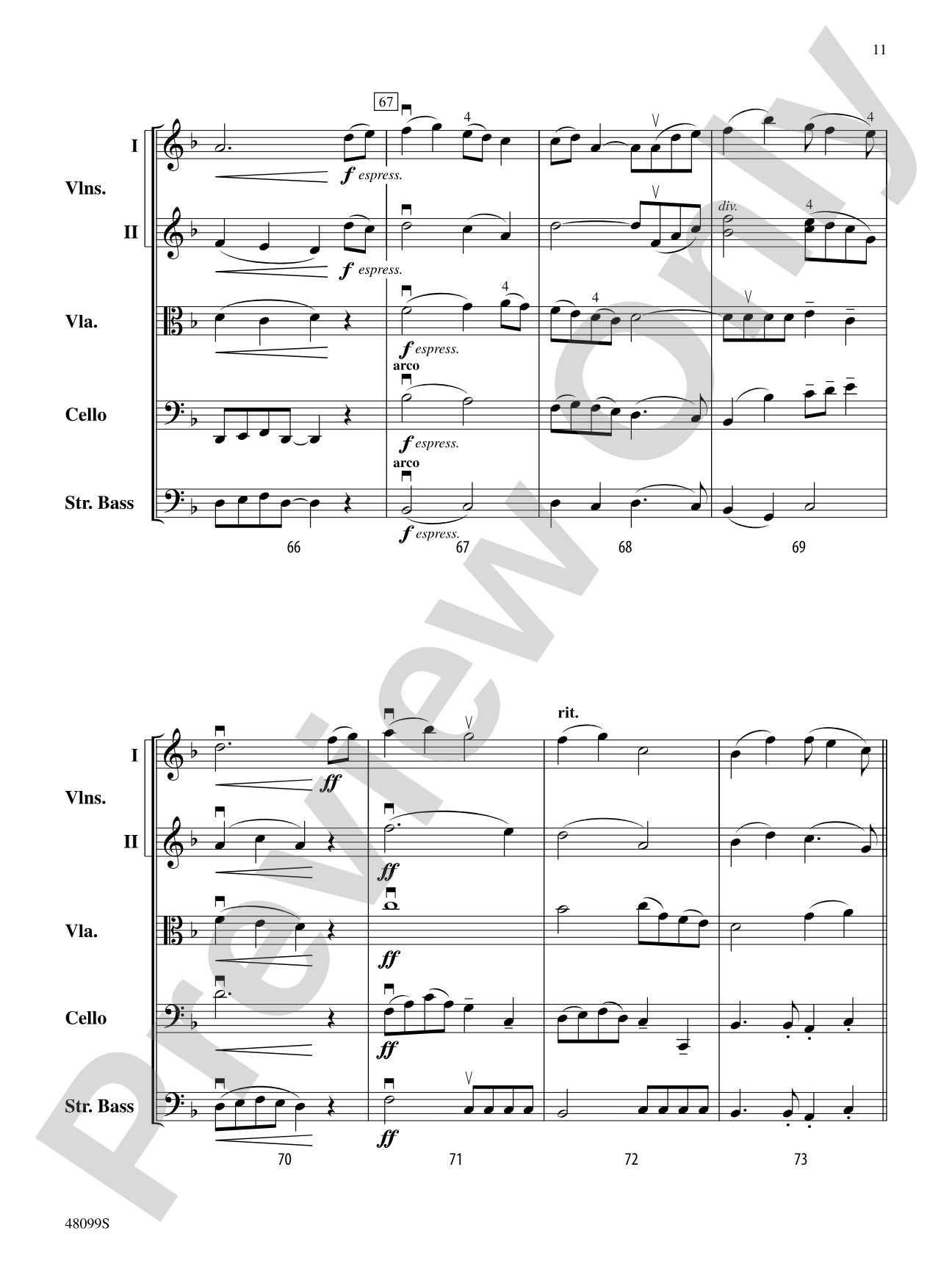Minor Altercations: String Orchestra Conductor Score & Parts