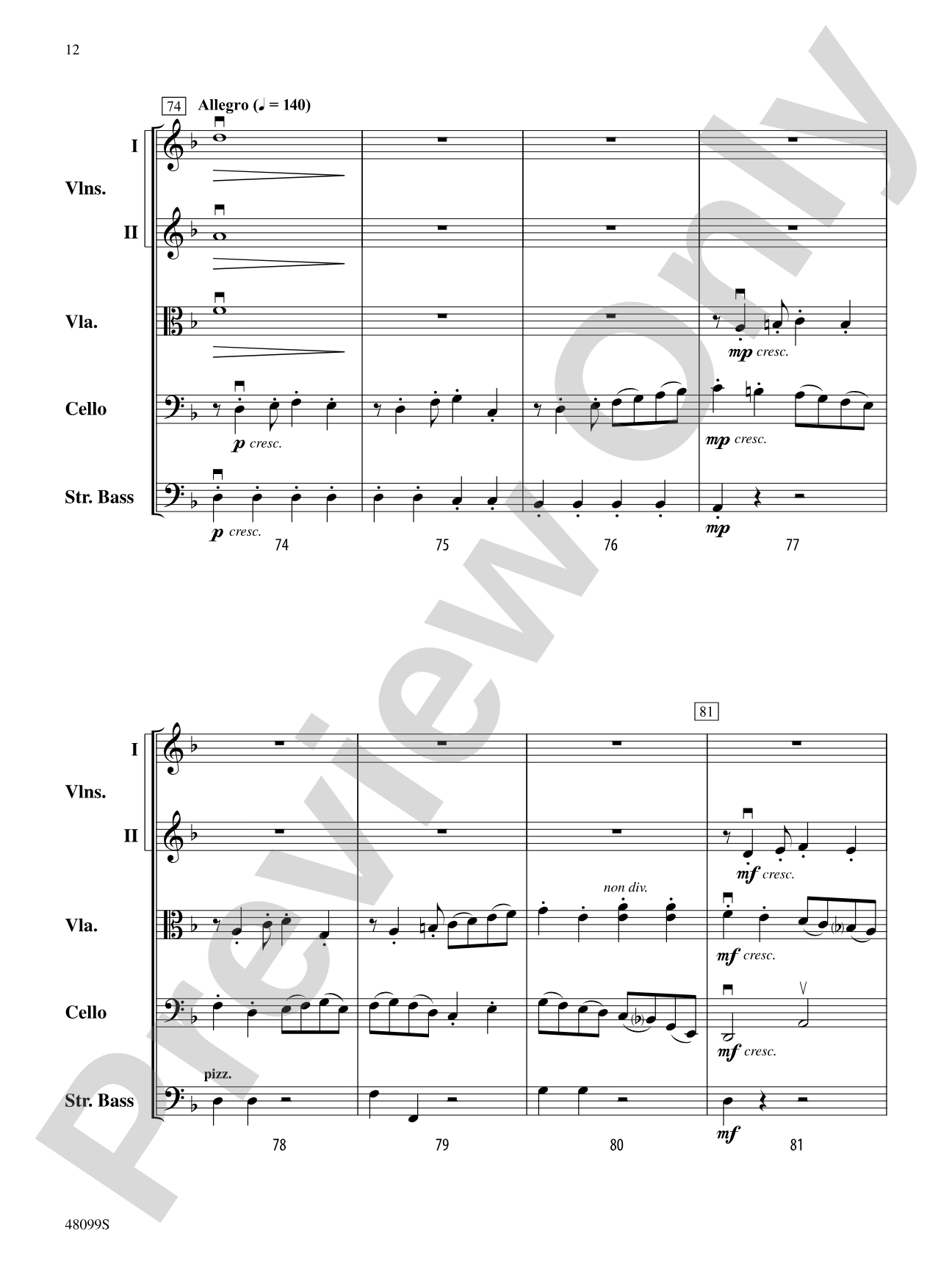 Minor Altercations: String Orchestra Conductor Score & Parts