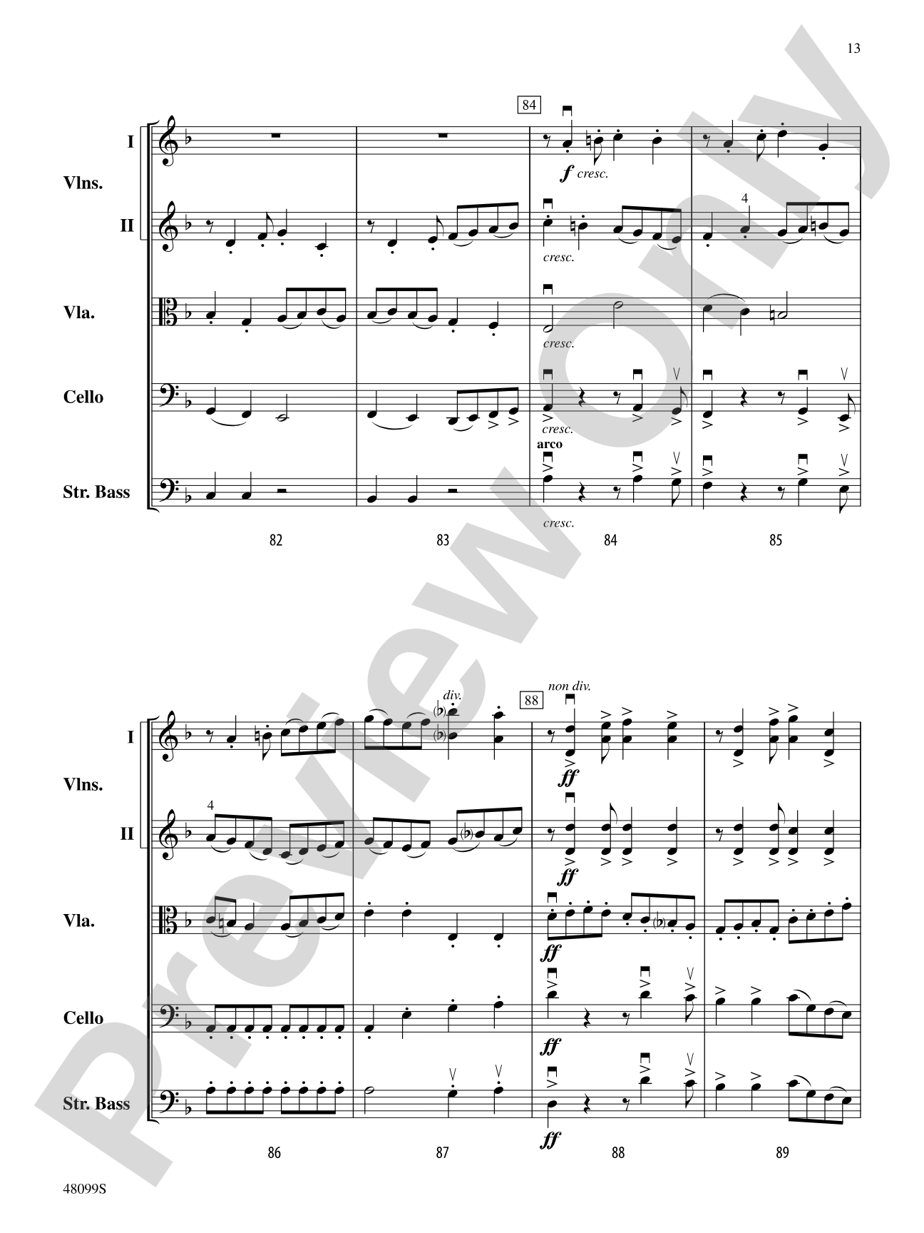 Minor Altercations: String Orchestra Conductor Score & Parts