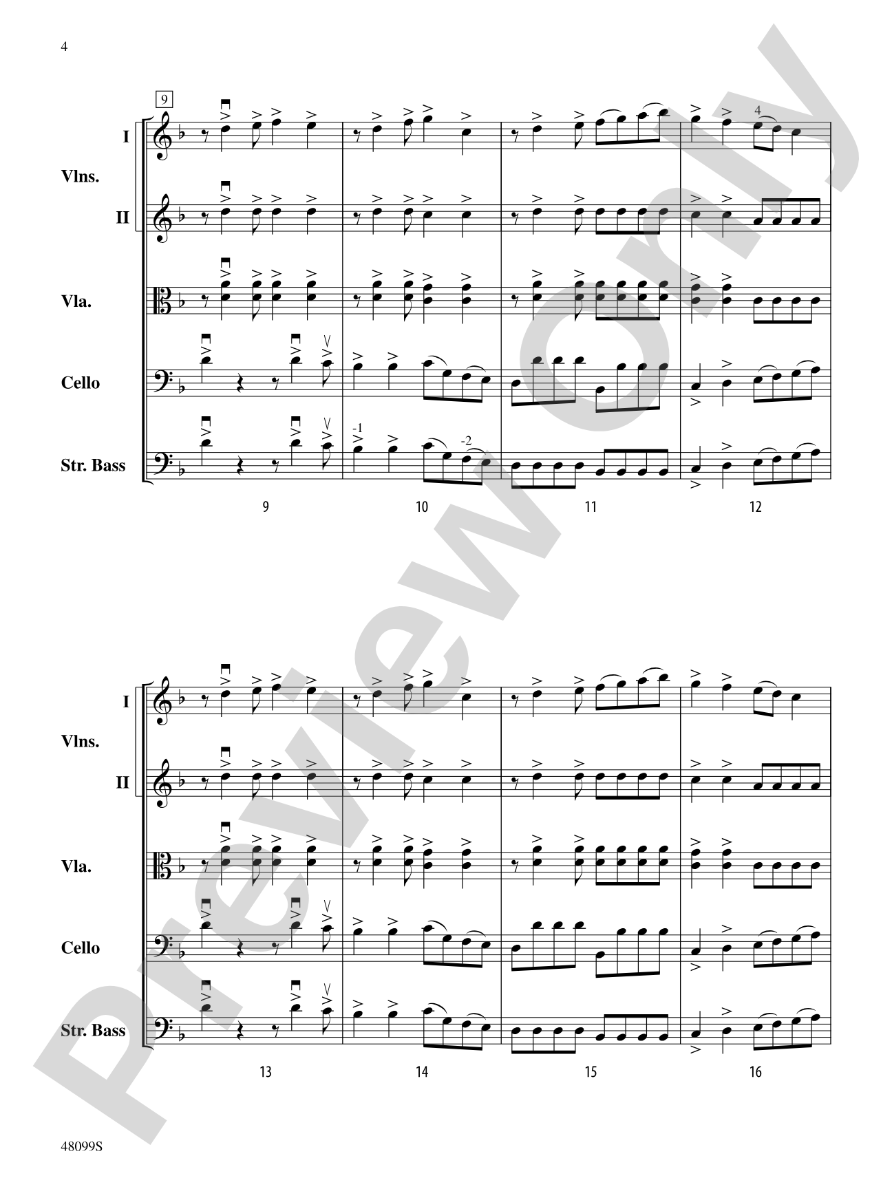 Minor Altercations: String Orchestra Conductor Score & Parts