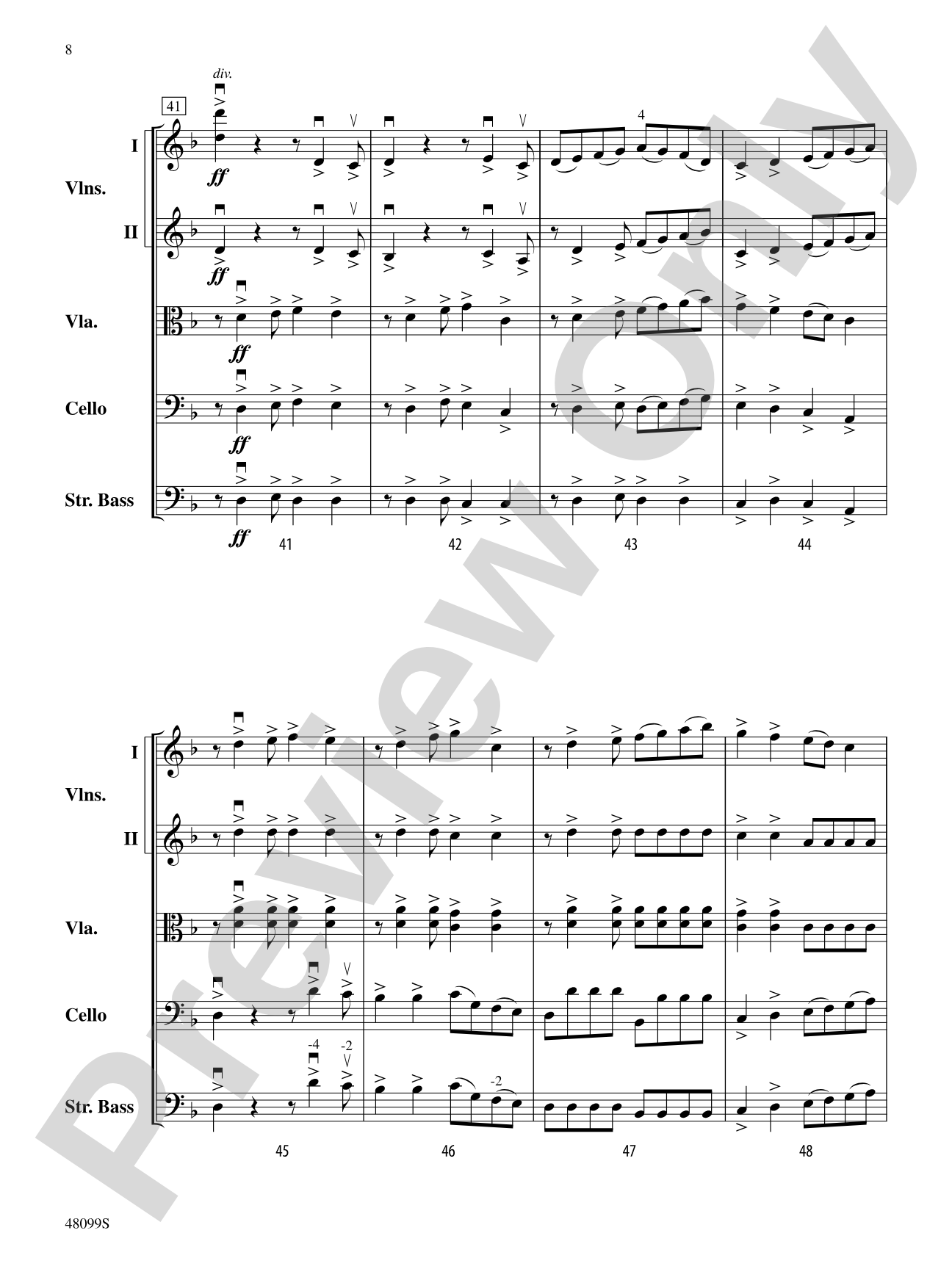 Minor Altercations: String Orchestra Conductor Score & Parts