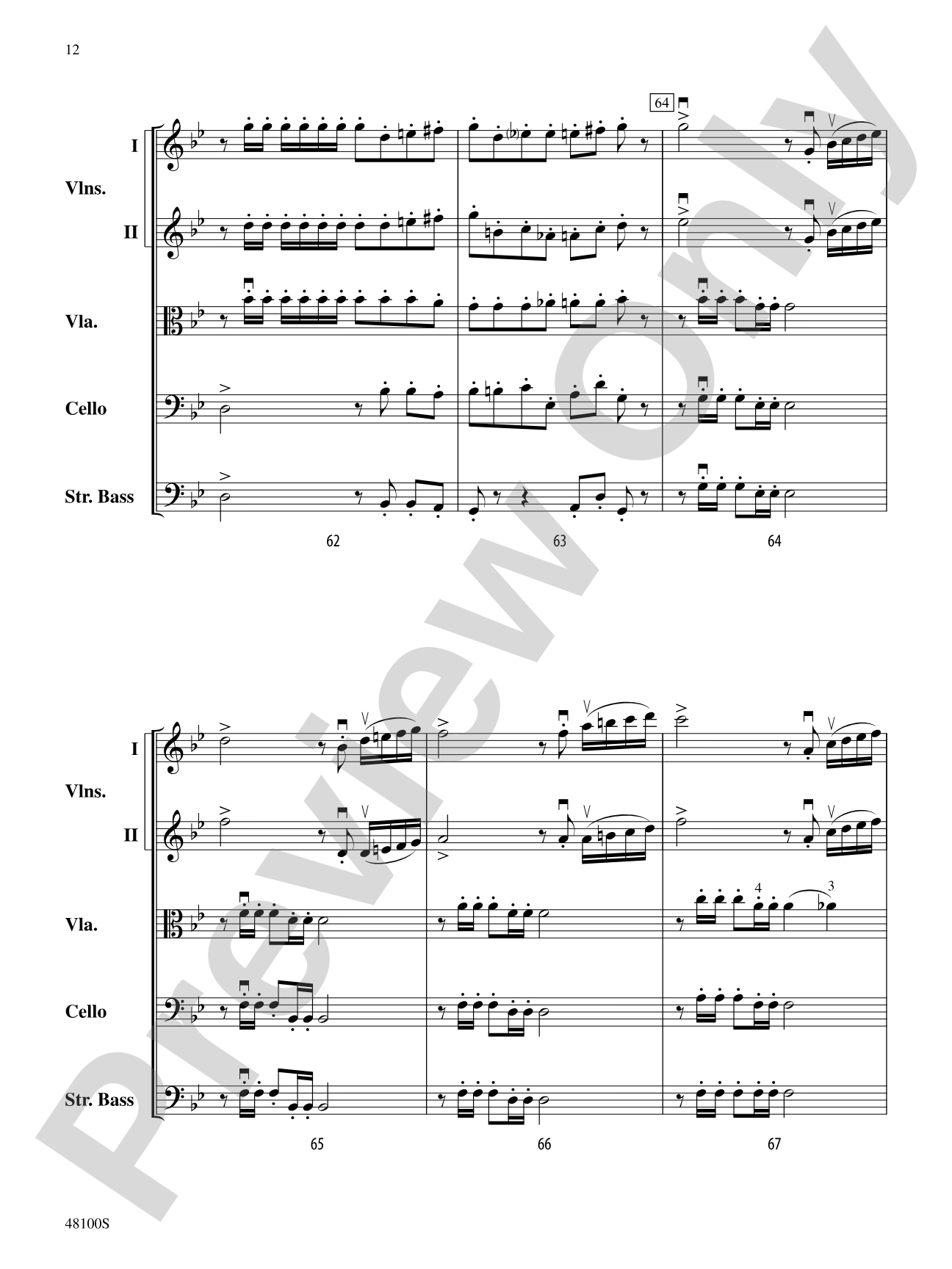 Prelude in G Minor: String Orchestra Conductor Score & Parts