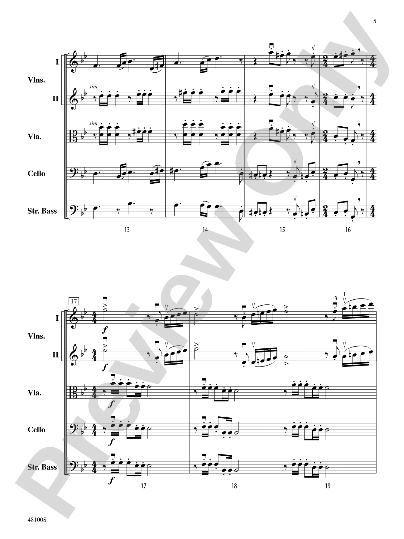 Prelude in G Minor: String Orchestra Conductor Score & Parts