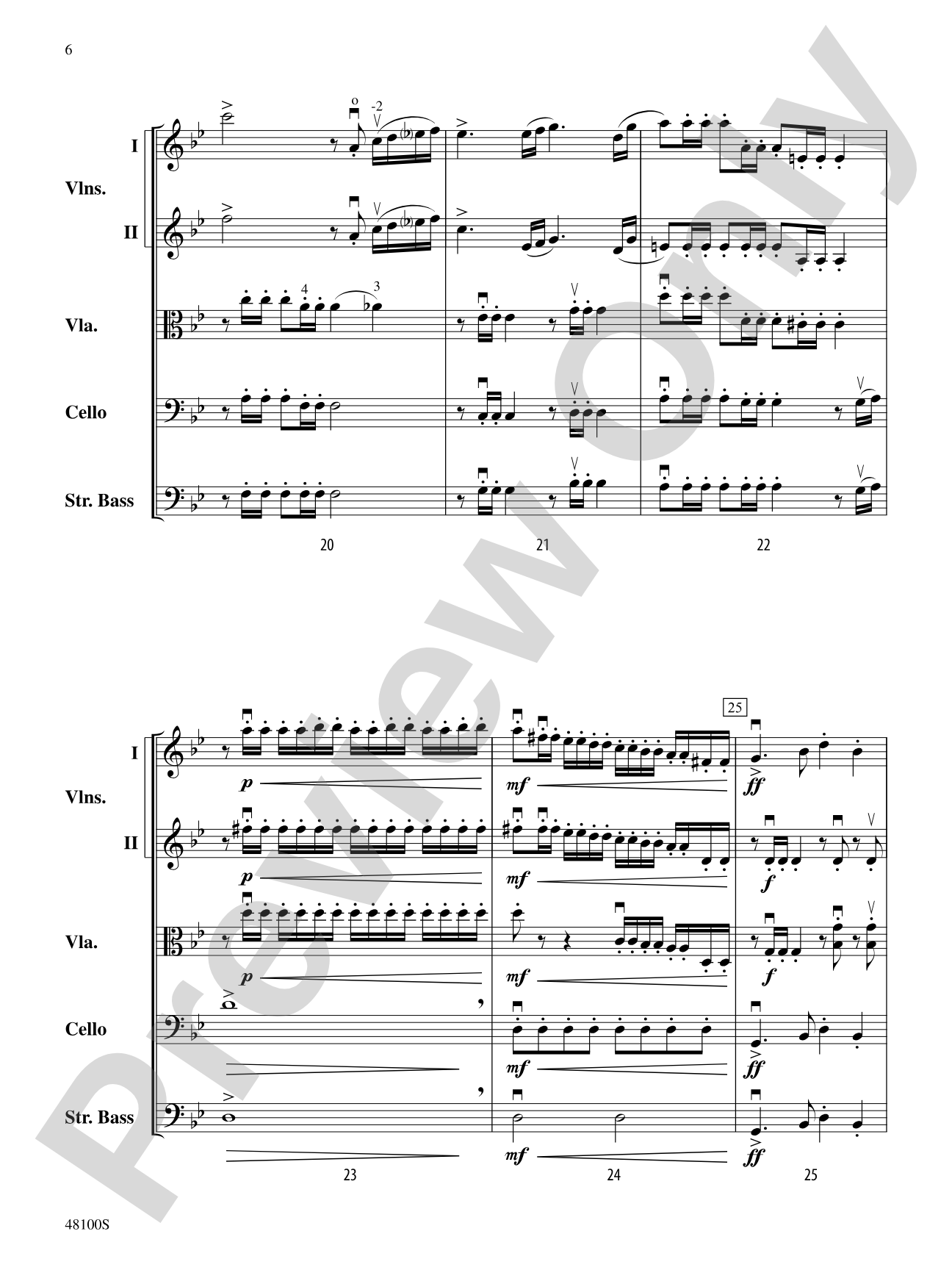 Prelude in G Minor: String Orchestra Conductor Score & Parts