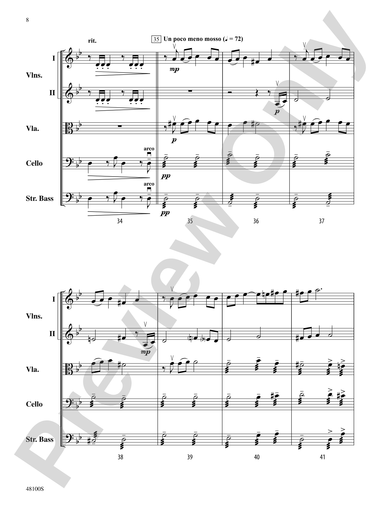 Prelude in G Minor: String Orchestra Conductor Score & Parts