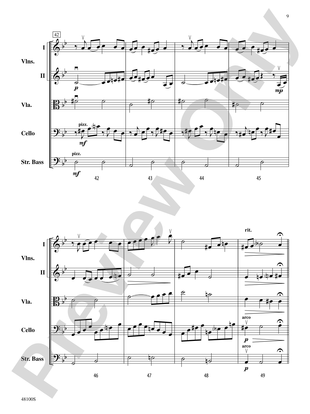 Prelude in G Minor: String Orchestra Conductor Score & Parts
