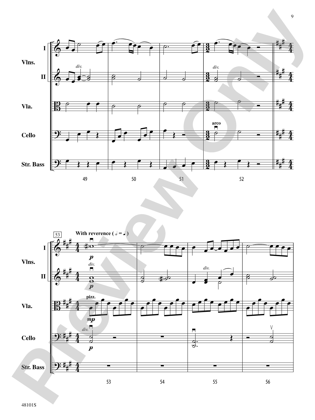With Gratitude: String Orchestra Conductor Score & Parts