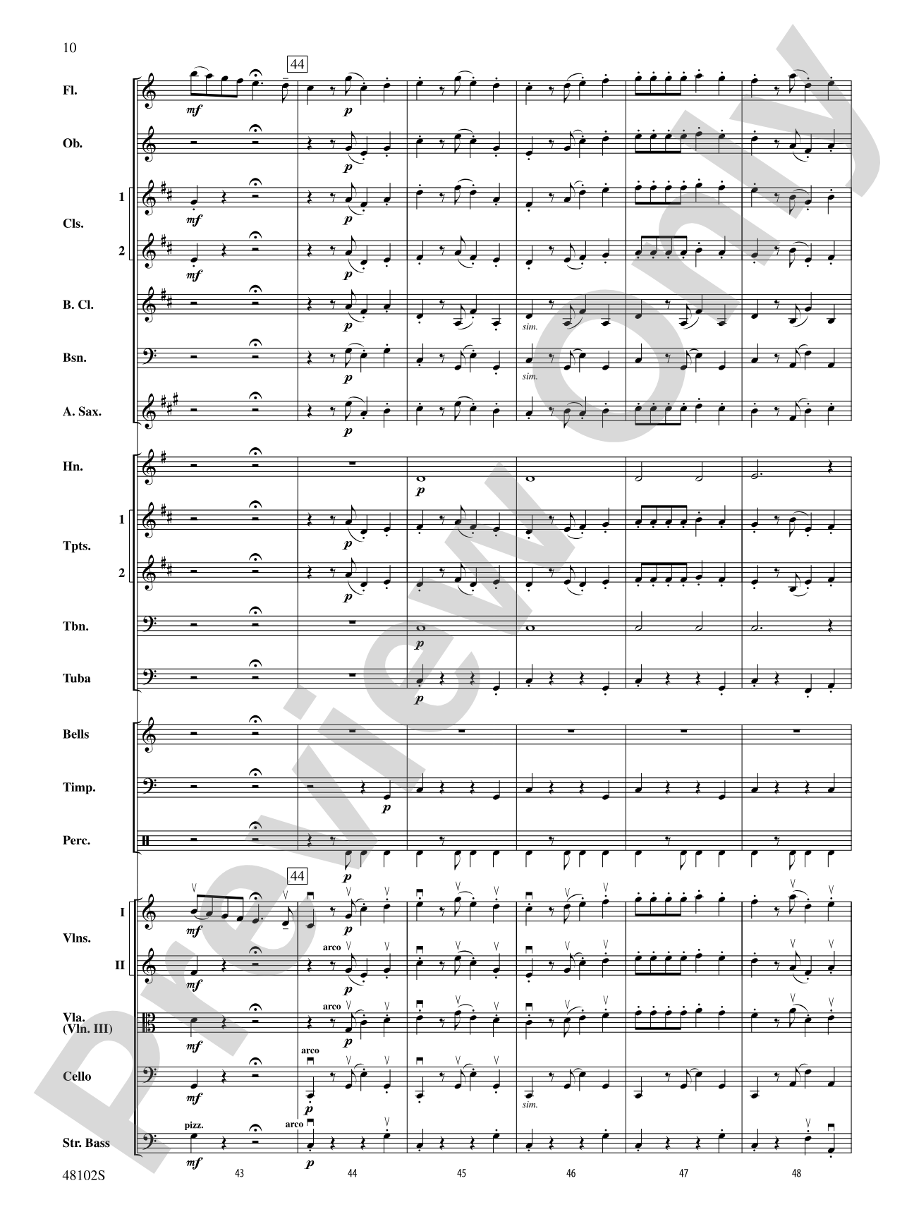 Habanera: Full Orchestra Conductor Score & Parts