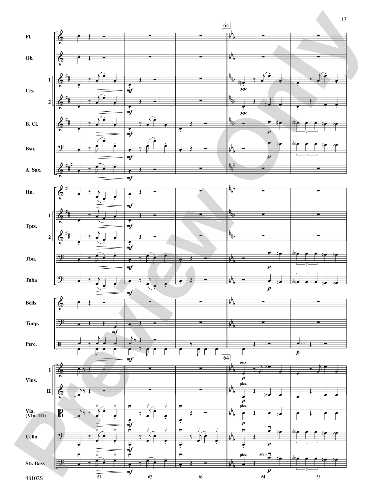 Habanera: Full Orchestra Conductor Score & Parts