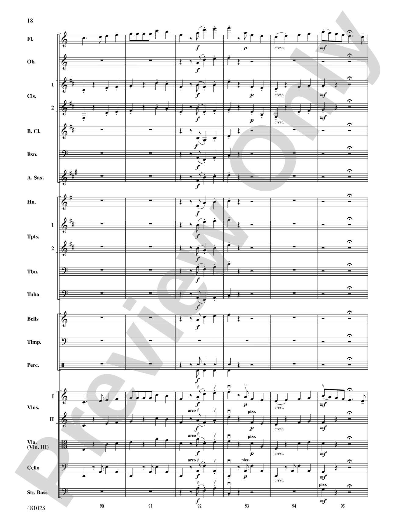 Habanera: Full Orchestra Conductor Score & Parts