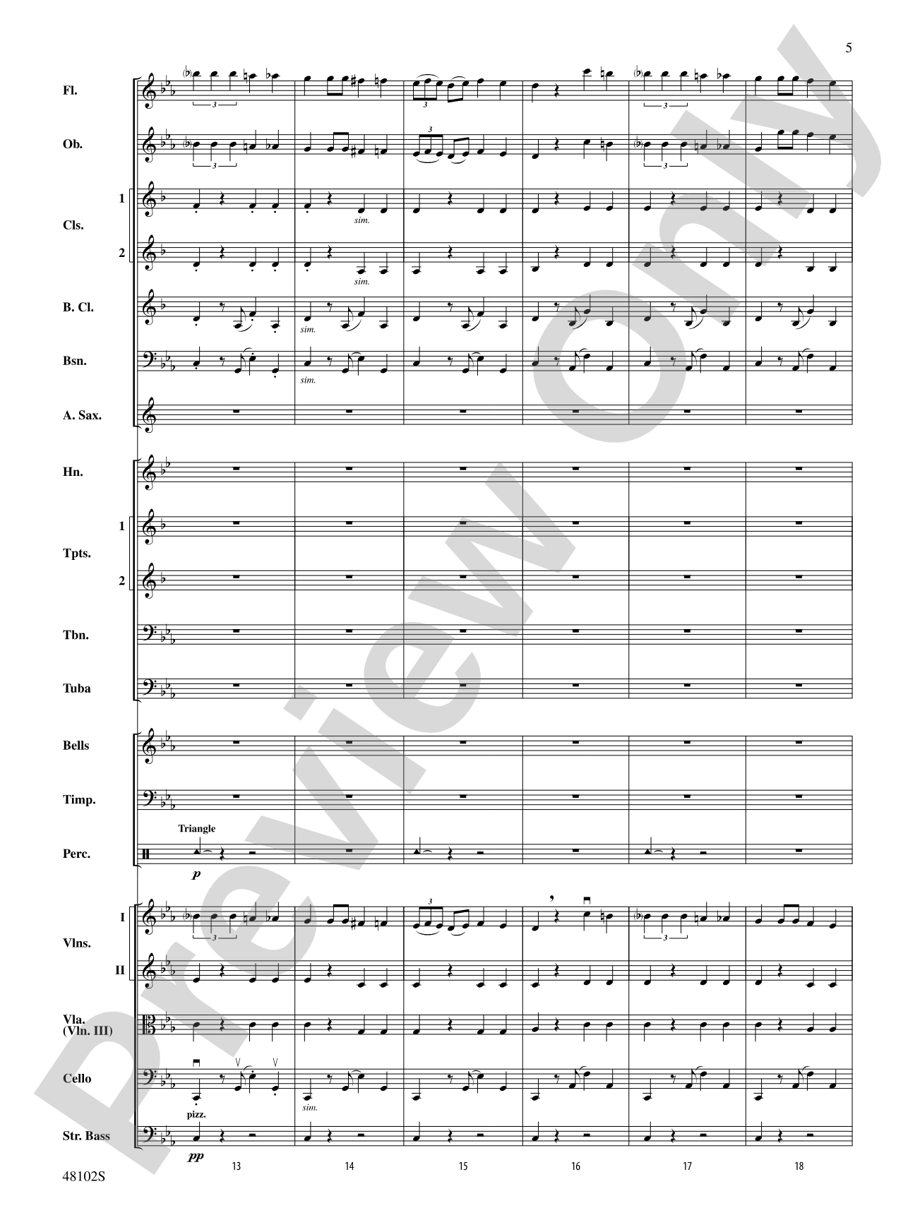 Habanera: Full Orchestra Conductor Score & Parts